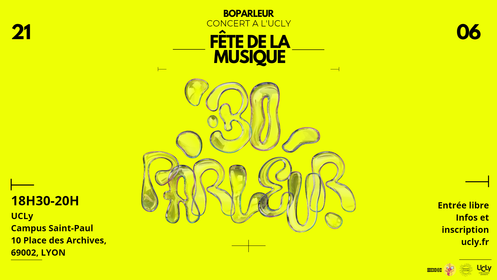 Fête De La Musique - Concert Boparleur Cover
