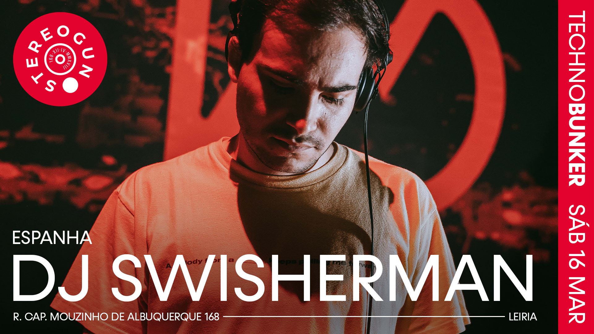 Techno Bunker - Dj Swisherman (Espanha) Na Stereogun Cover