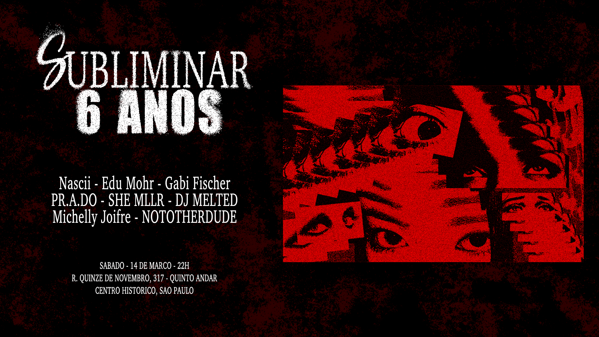 Subliminar 6 Anos Cover