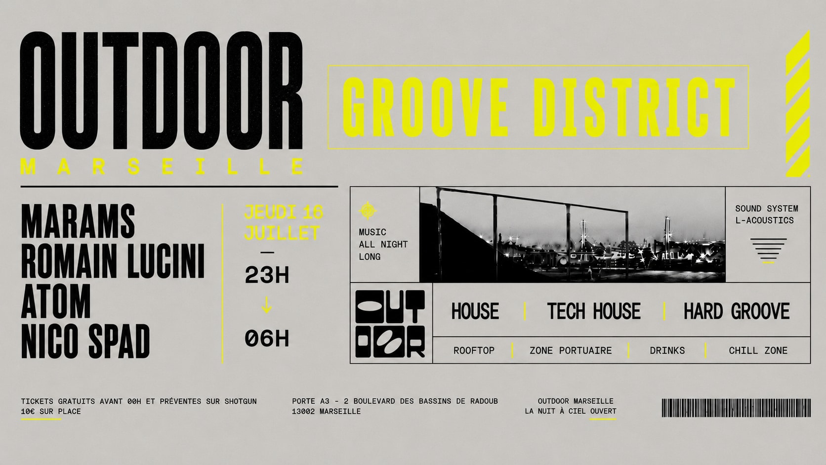 ⇉ Outdoor Marseille - Groove District -- 02 ⇇ Cover