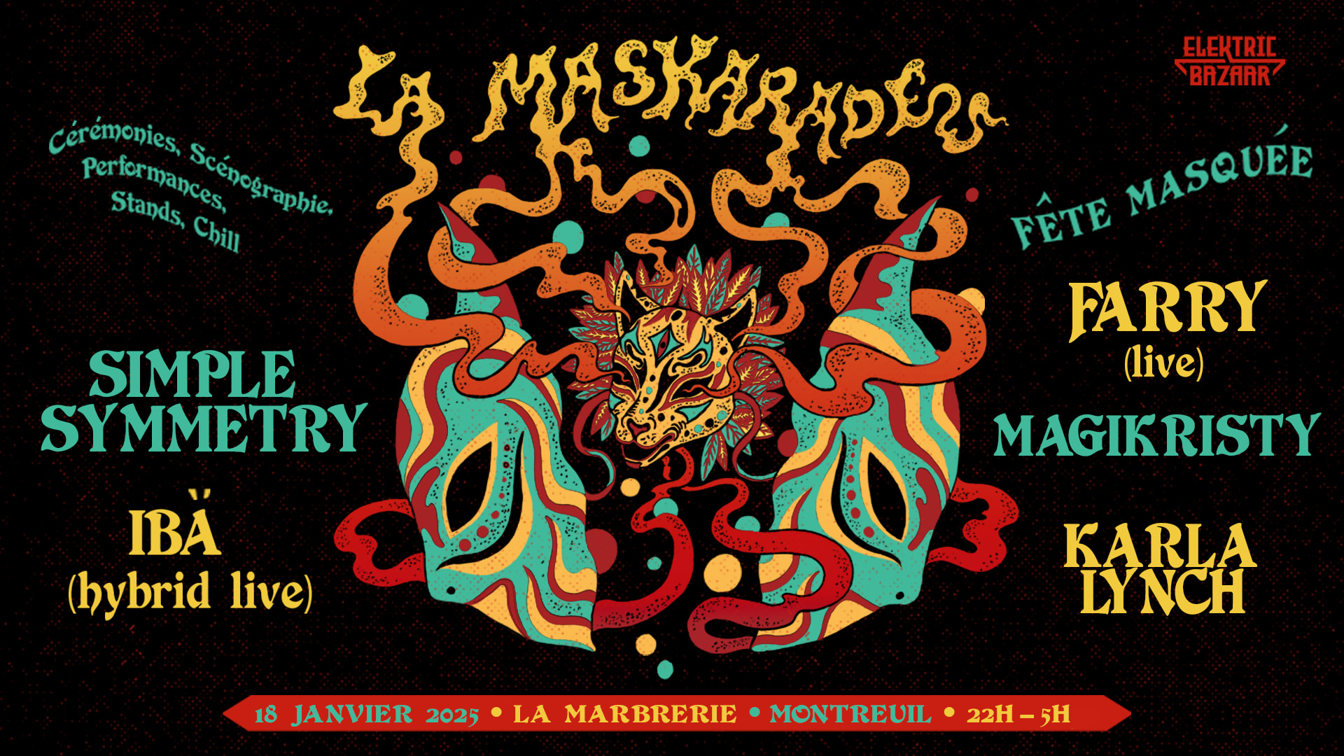 La Maskarade, Bal Masqué Électronique: Simple Symmetry Cover