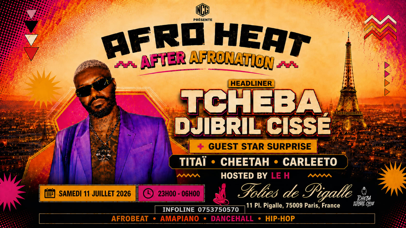 Afroheat— After Afronation W/ Djibril Cissé + Guest Surprise Cover