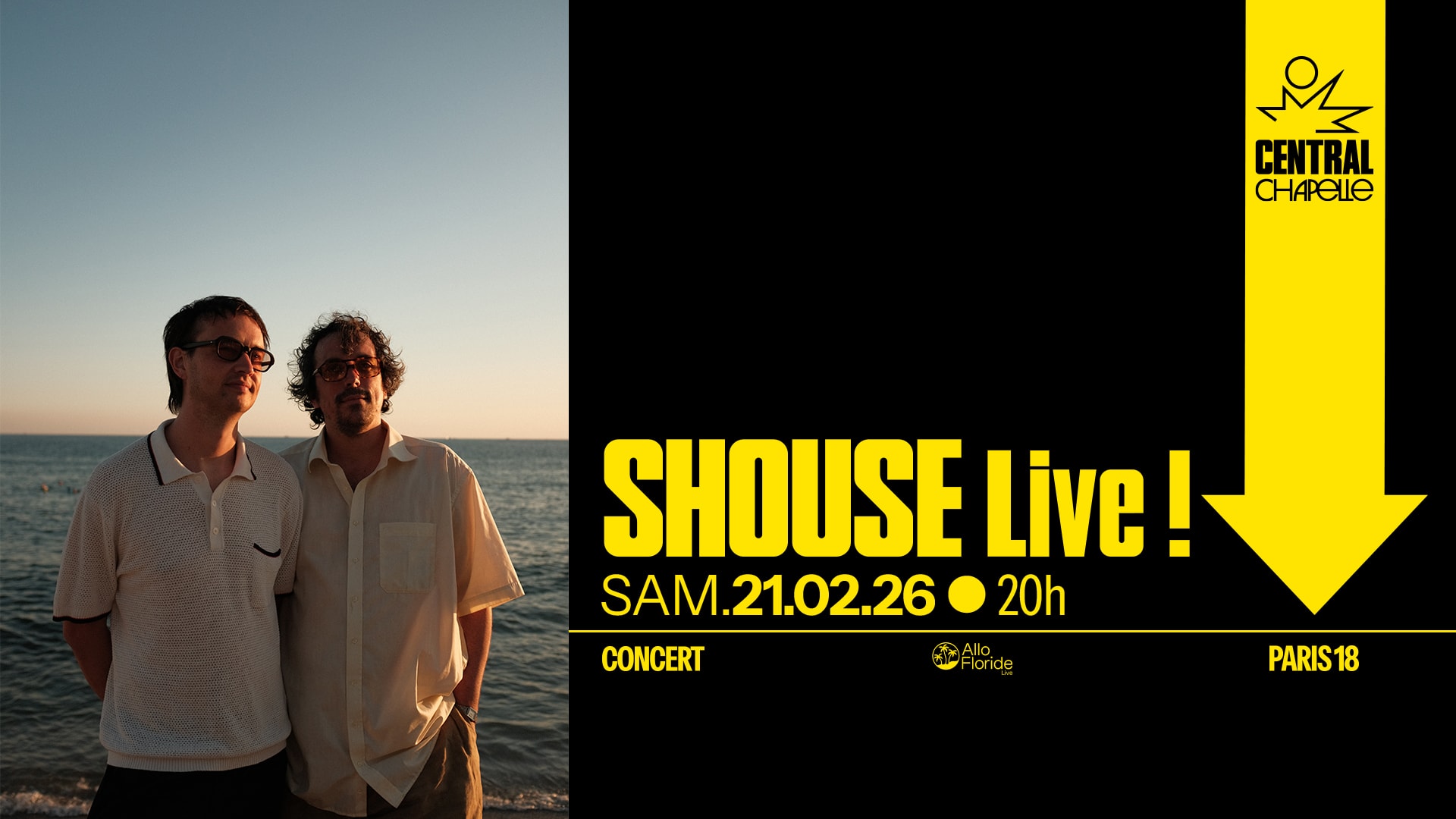 Shouse Live ! — Central Chapelle Cover