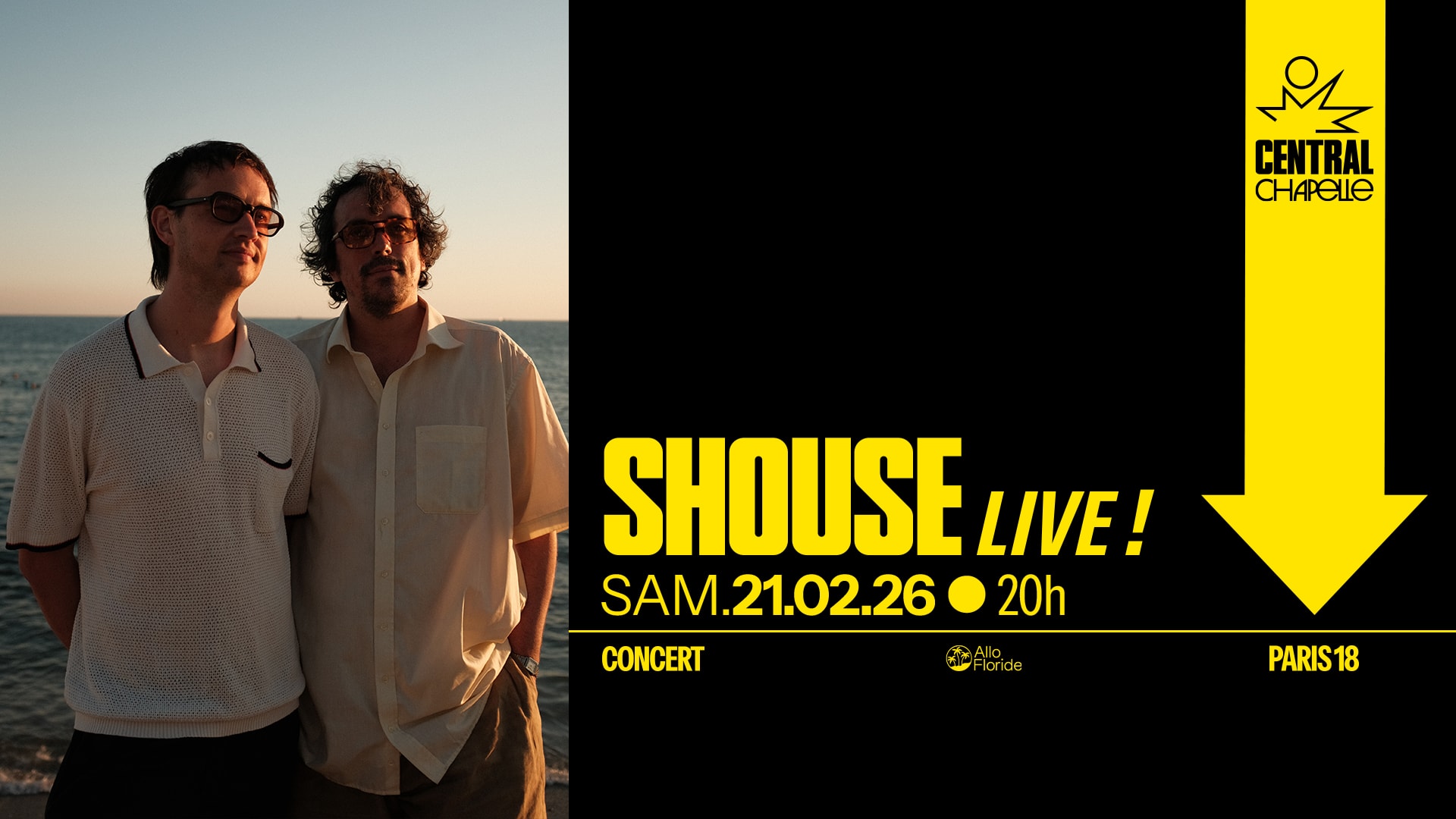 Shouse Live ! — Central Chapelle Cover