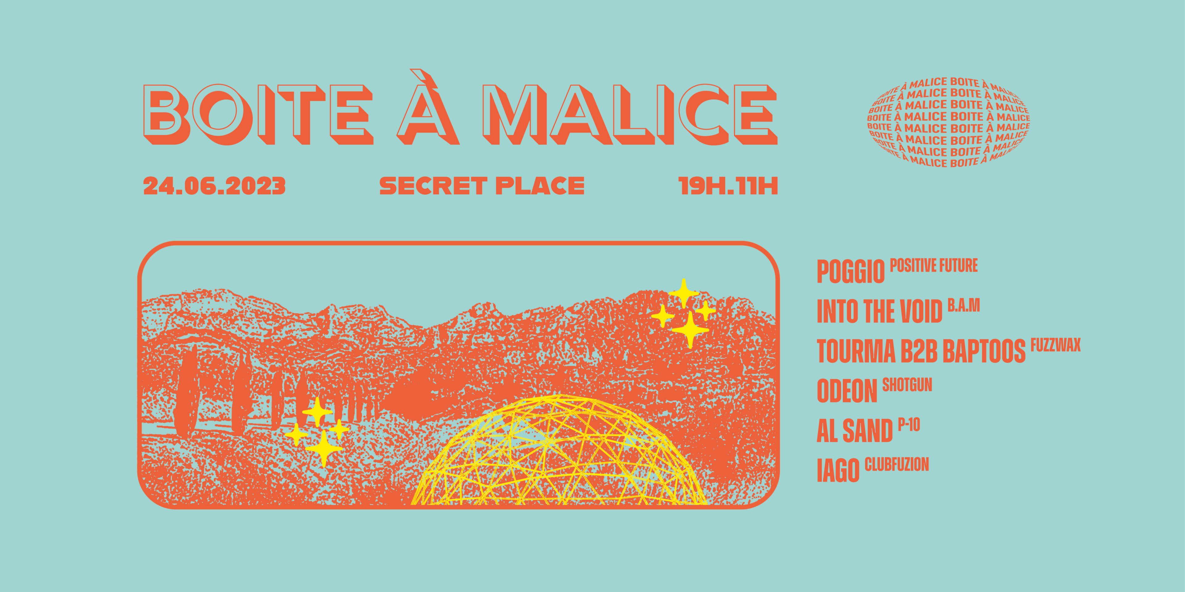 Boite A Malice : Poggio, Odeon, Fuzzwax, Al Sand Cover