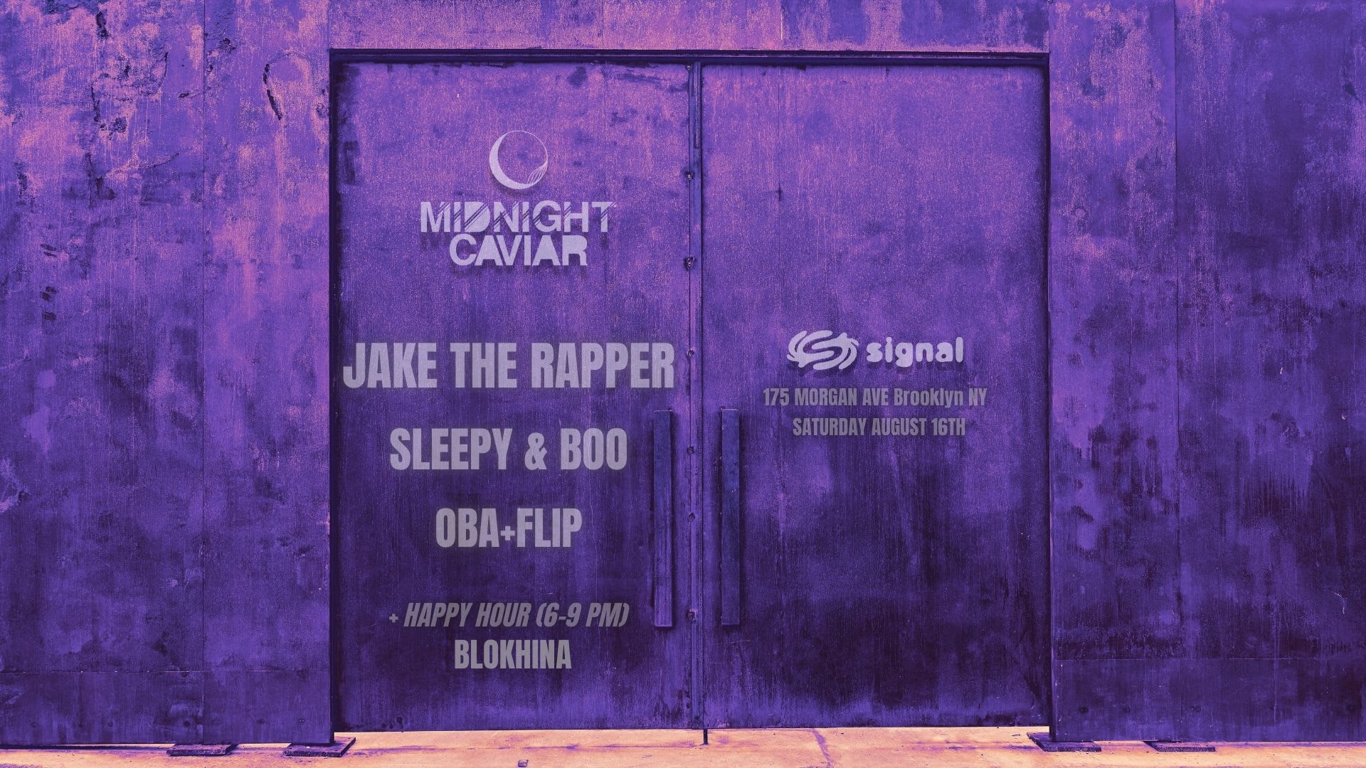 Midnight Caviar Presents Jake The Rapper At Signal Cover