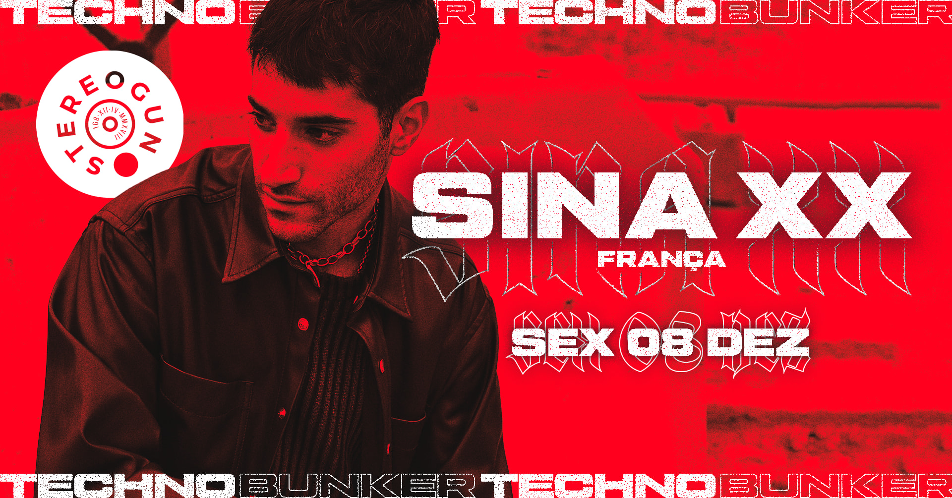 Techno Bunker - Sina XX (França) Na Stereogun Cover
