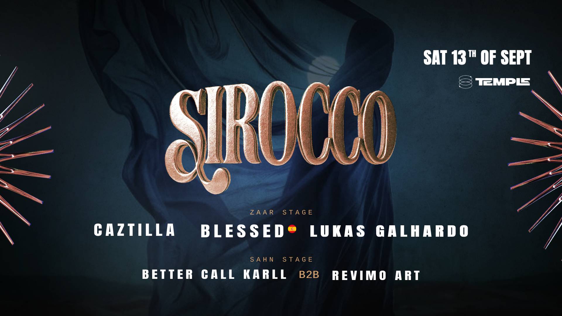 Sirocco - Temple Club - 13th September Cover