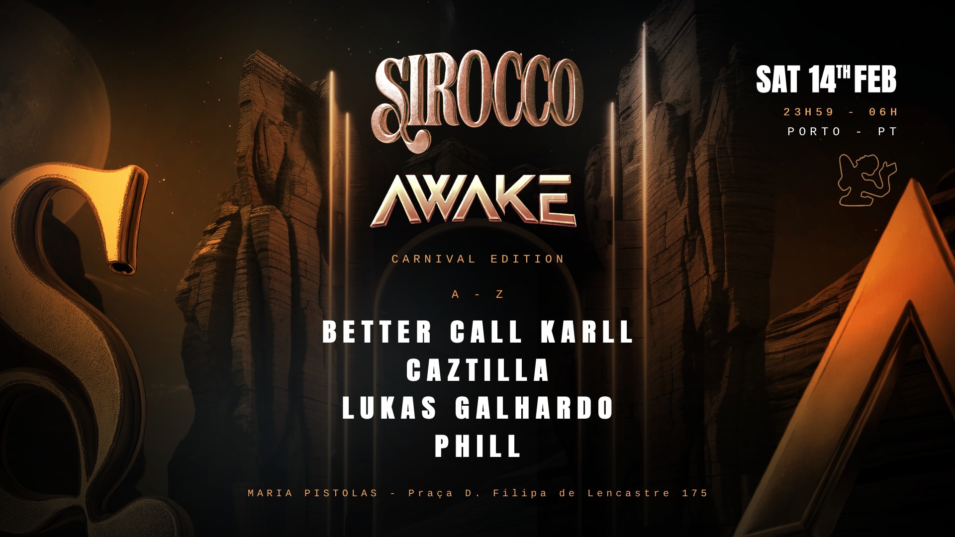 Sirocco X Awake - Carnival Edition (Porto) Cover