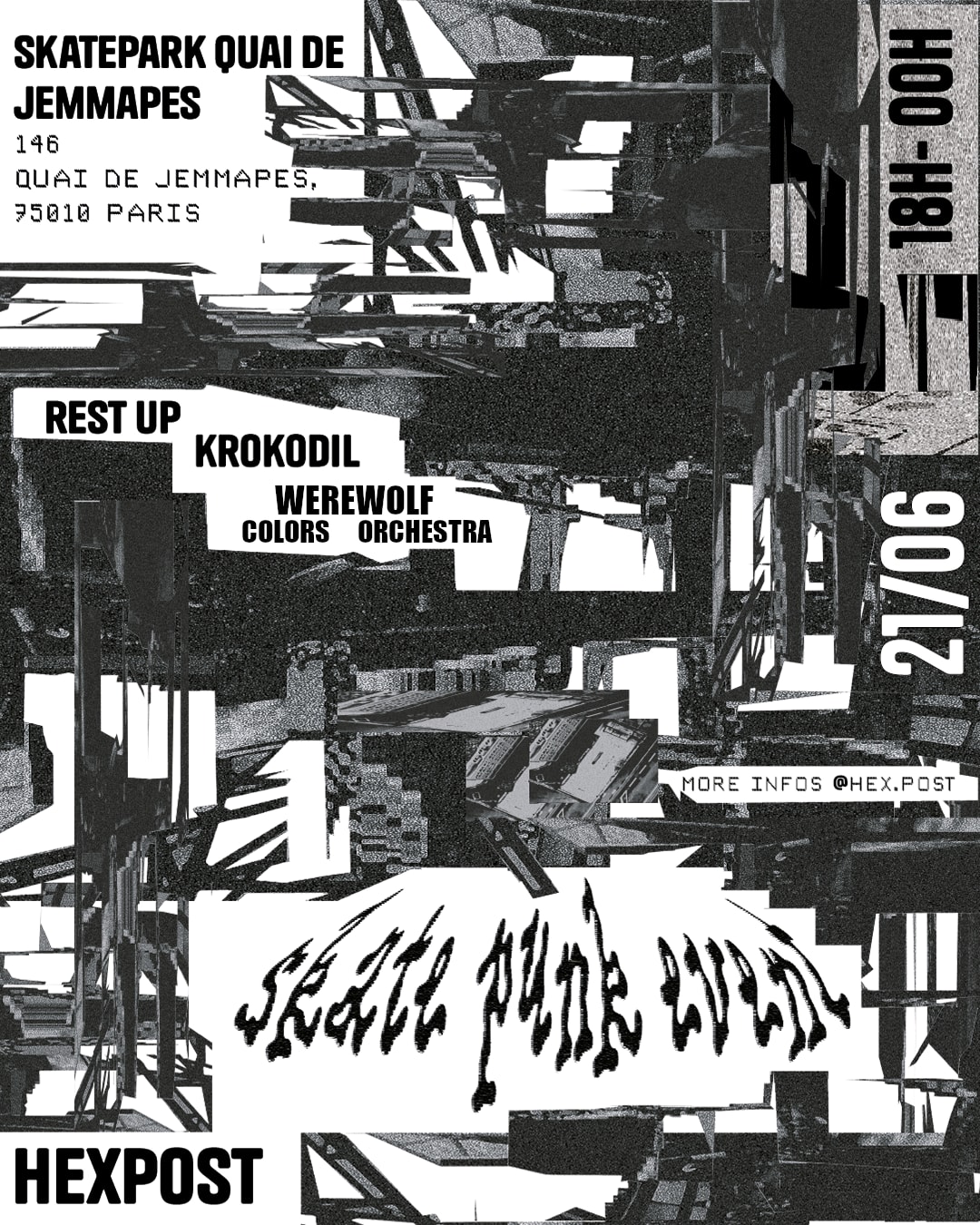 Hex Post Skate / Punk Event Cover