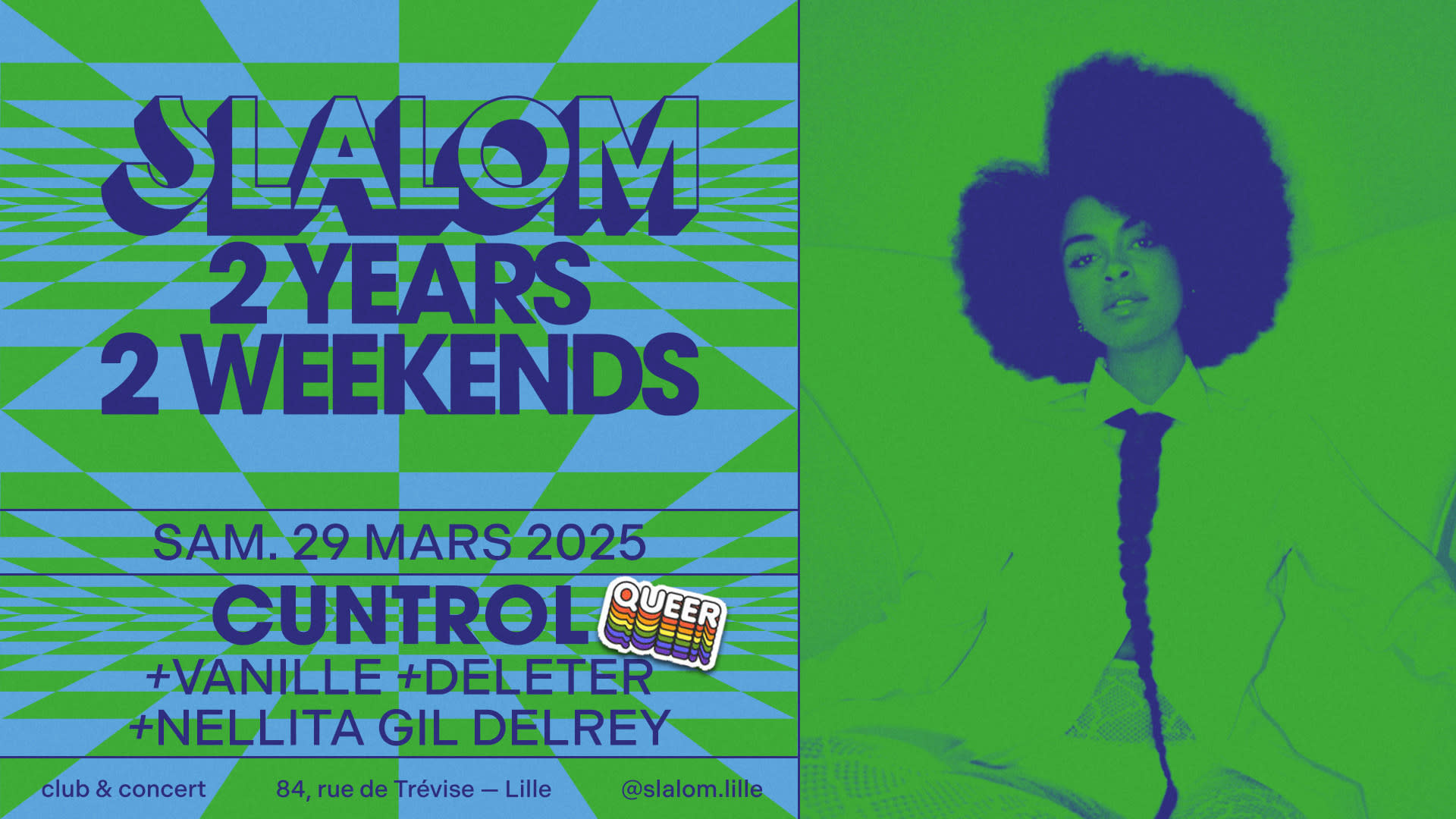 Slalom Bday : Cuntrol Inv. Vanille — Soirée Queer & Techno Cover