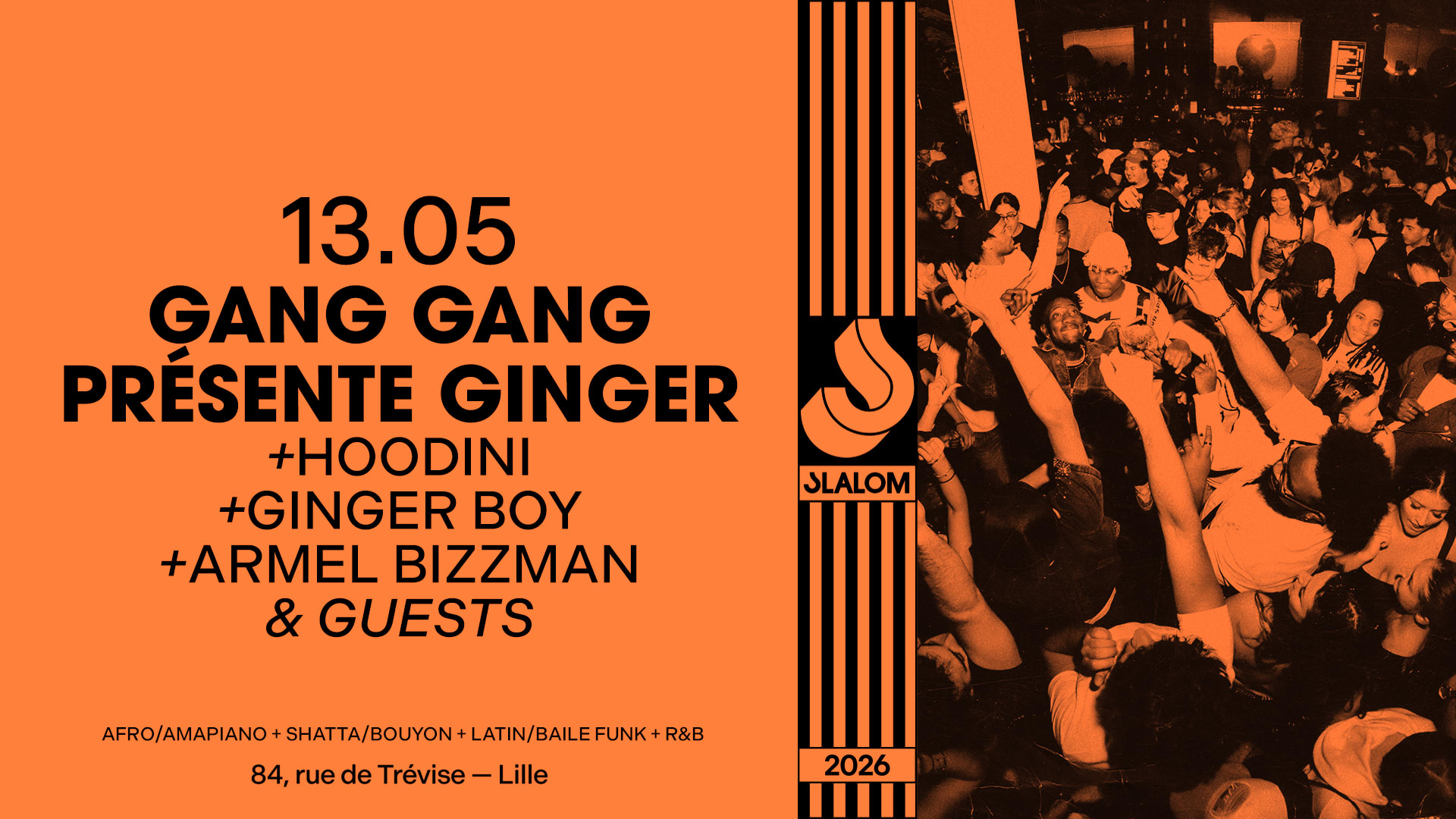 Slalom : Gang Gang Présente Ginger — Ginger Boy • Hoodini Cover