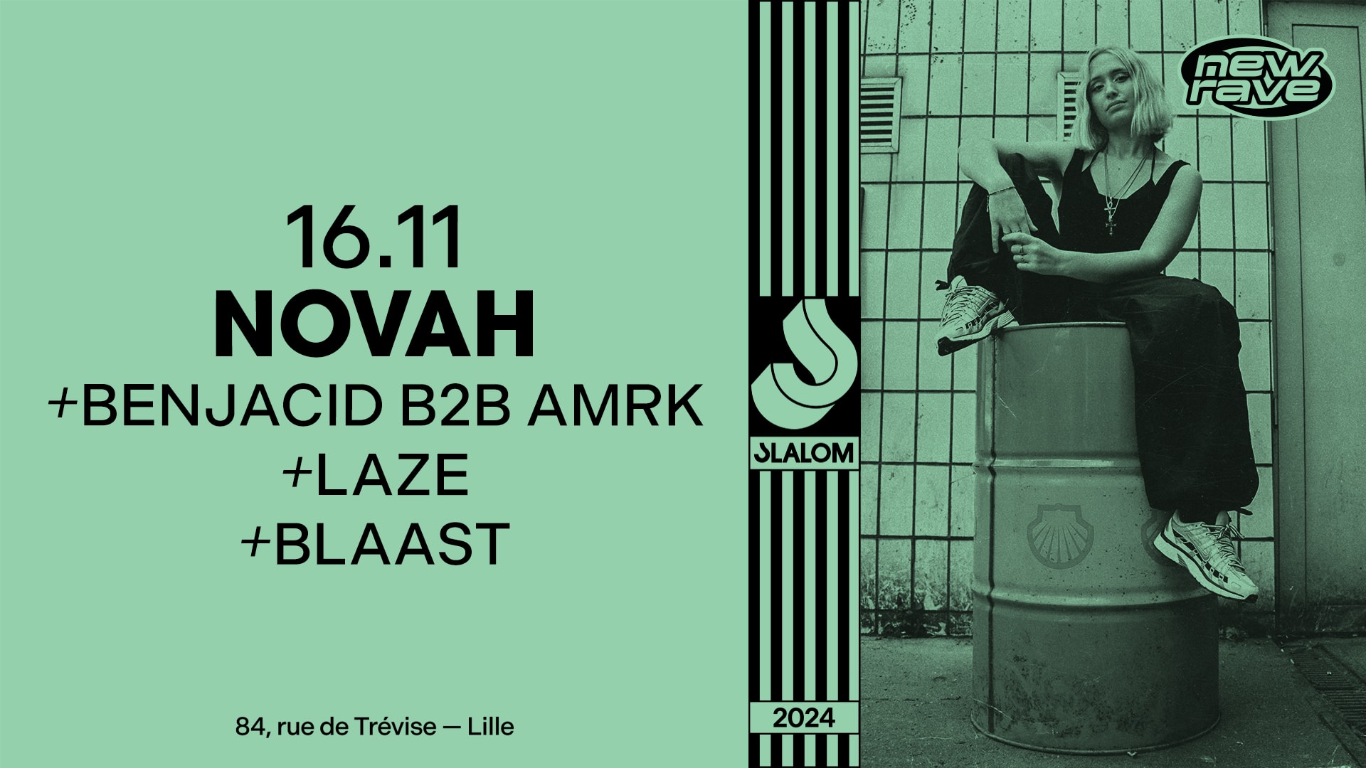Slalom : Newrave Inv Novah•Benjacid B2b Amrk•Laze [Sold Out] Cover