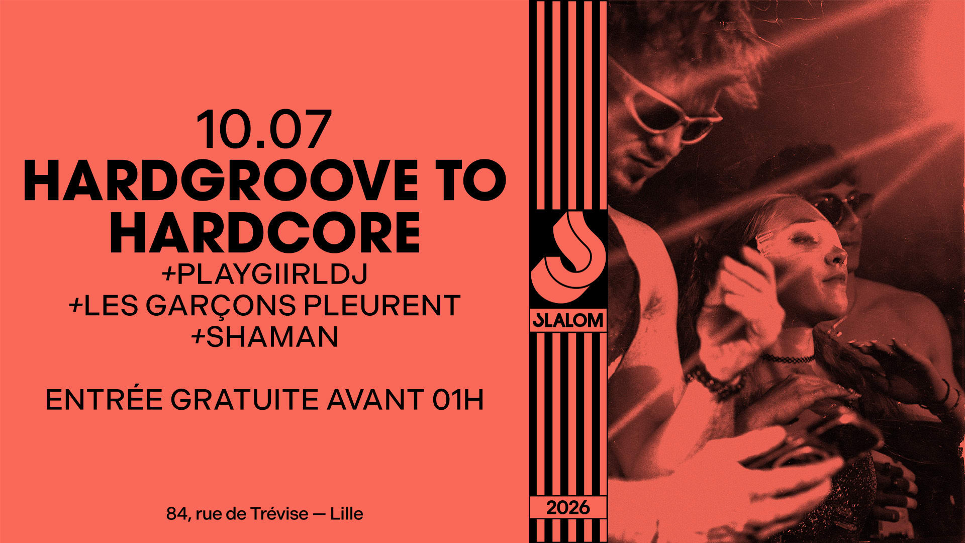 Slalom : Hardgroove To Hardcore — Gratuit Av. 01h Cover