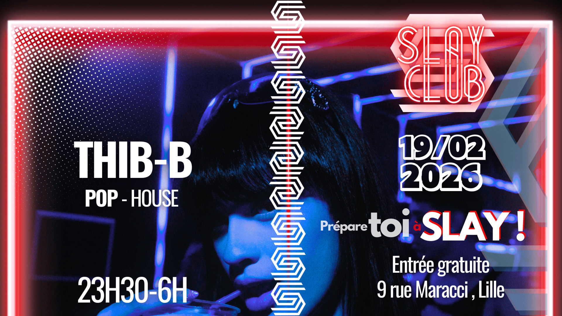 Slay Club : Dj Thib B 19/02 Cover