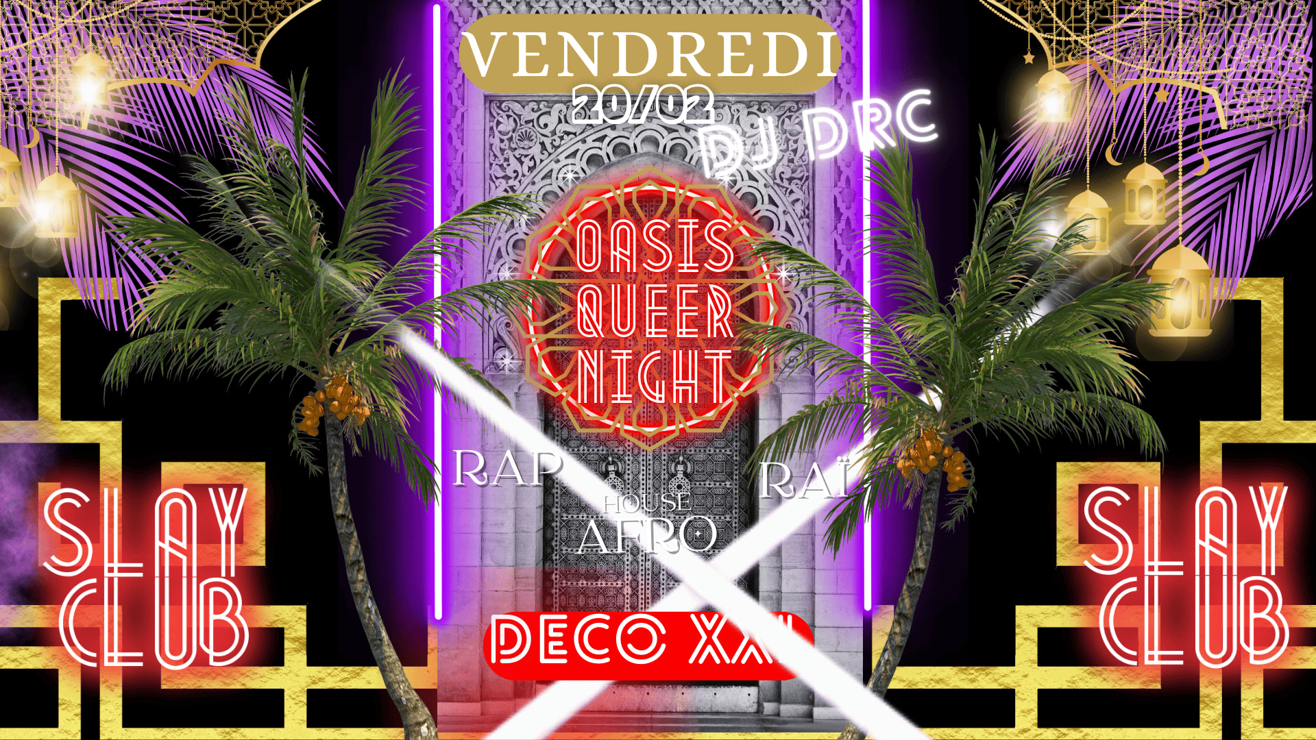 Slay Club - Oasis Queer Night 20/02 Cover