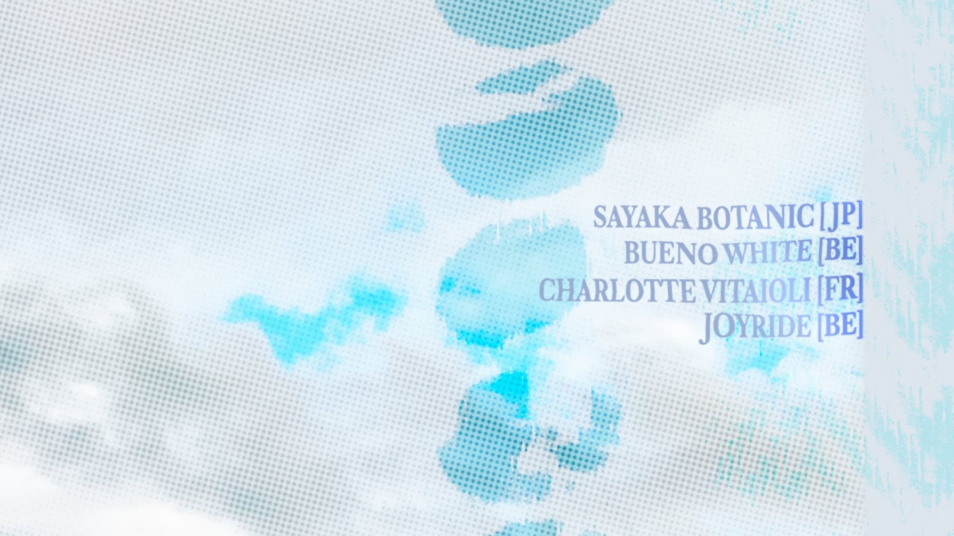 Sayaka Botanic, Bueno White, Charlotte Vitaioli, Joyride Cover