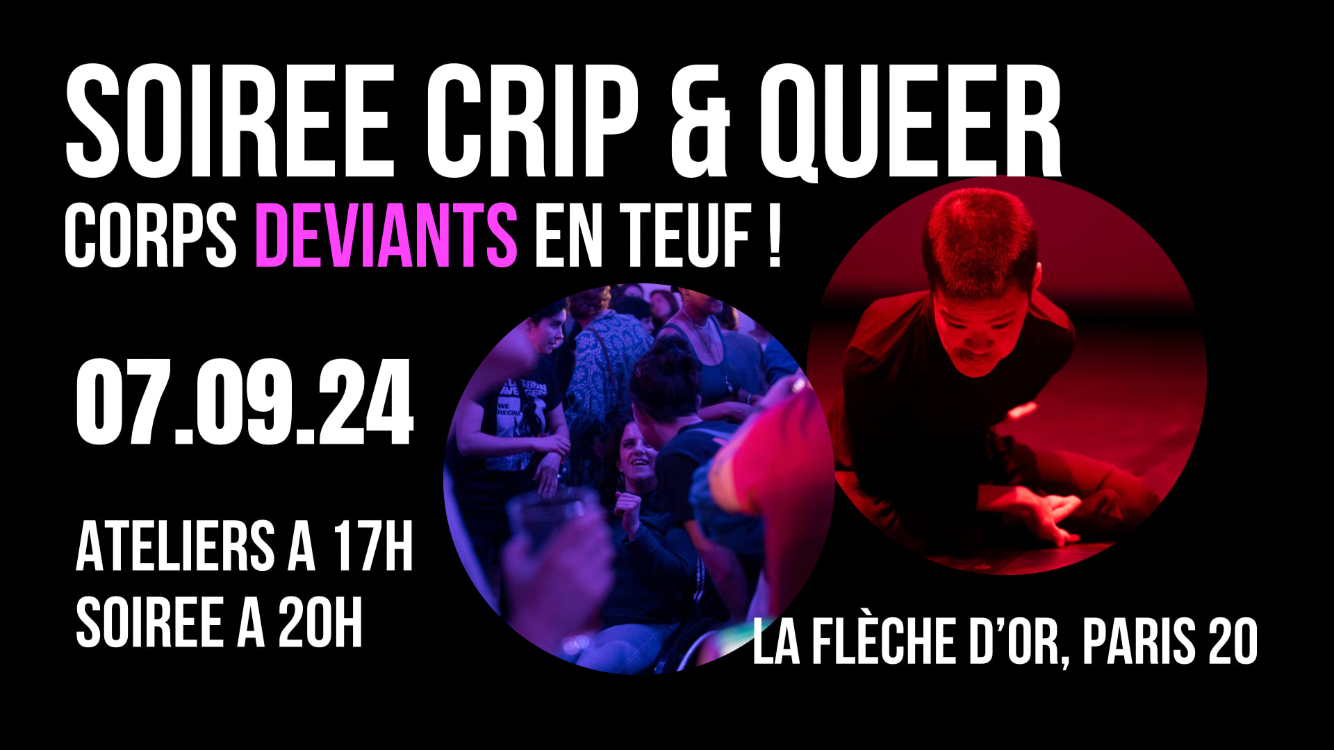 Soirée Crip & Queer, Corps Déviants En Teuf ! Cover