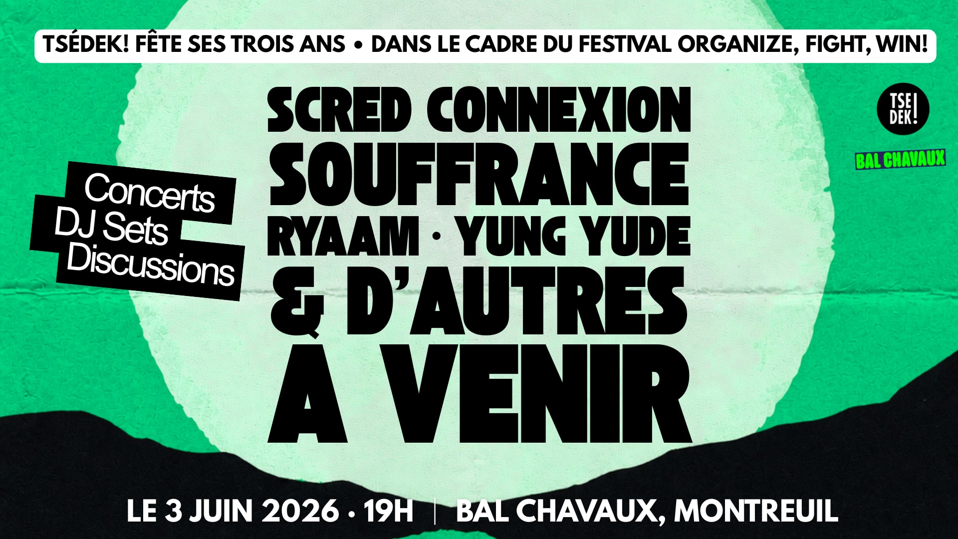 Yung Yude + Ryaam + Souffrance + Scred Connexion Cover