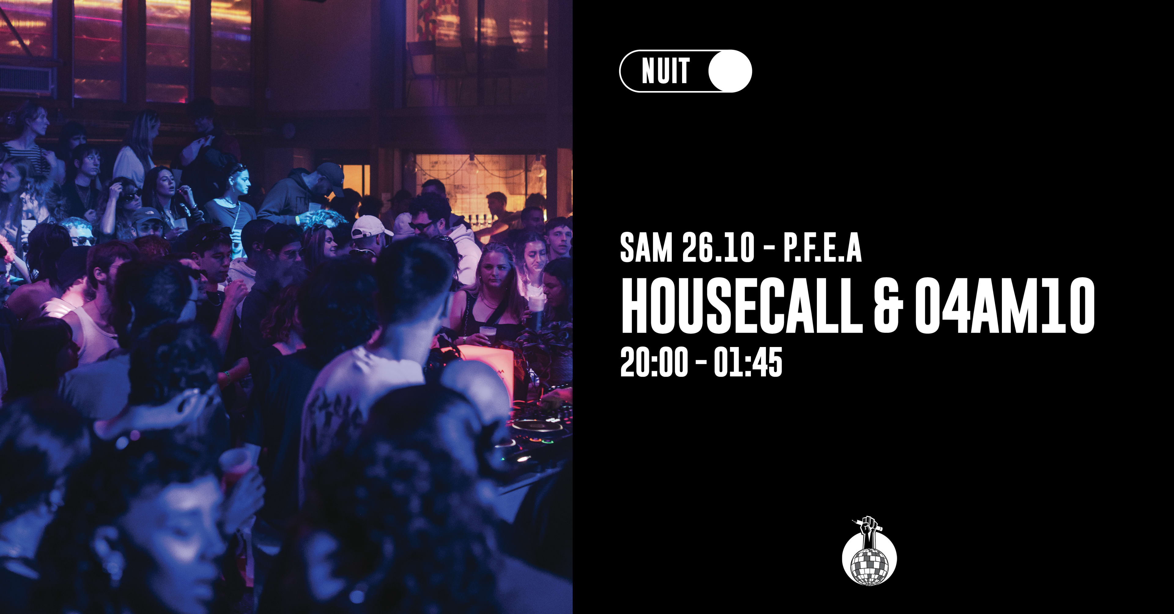 Petite Fête Entre Ami.Es : Housecall & 04am10 Cover