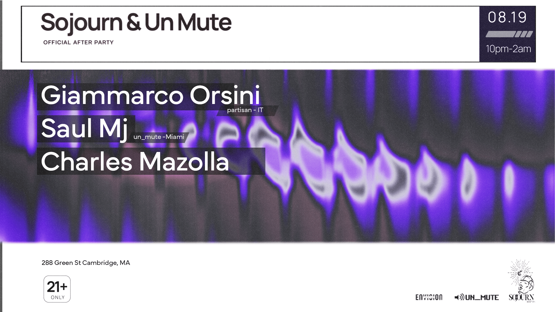 Sojourn & Un_Mute W/ Giammarco Orsini Official After Party Cover