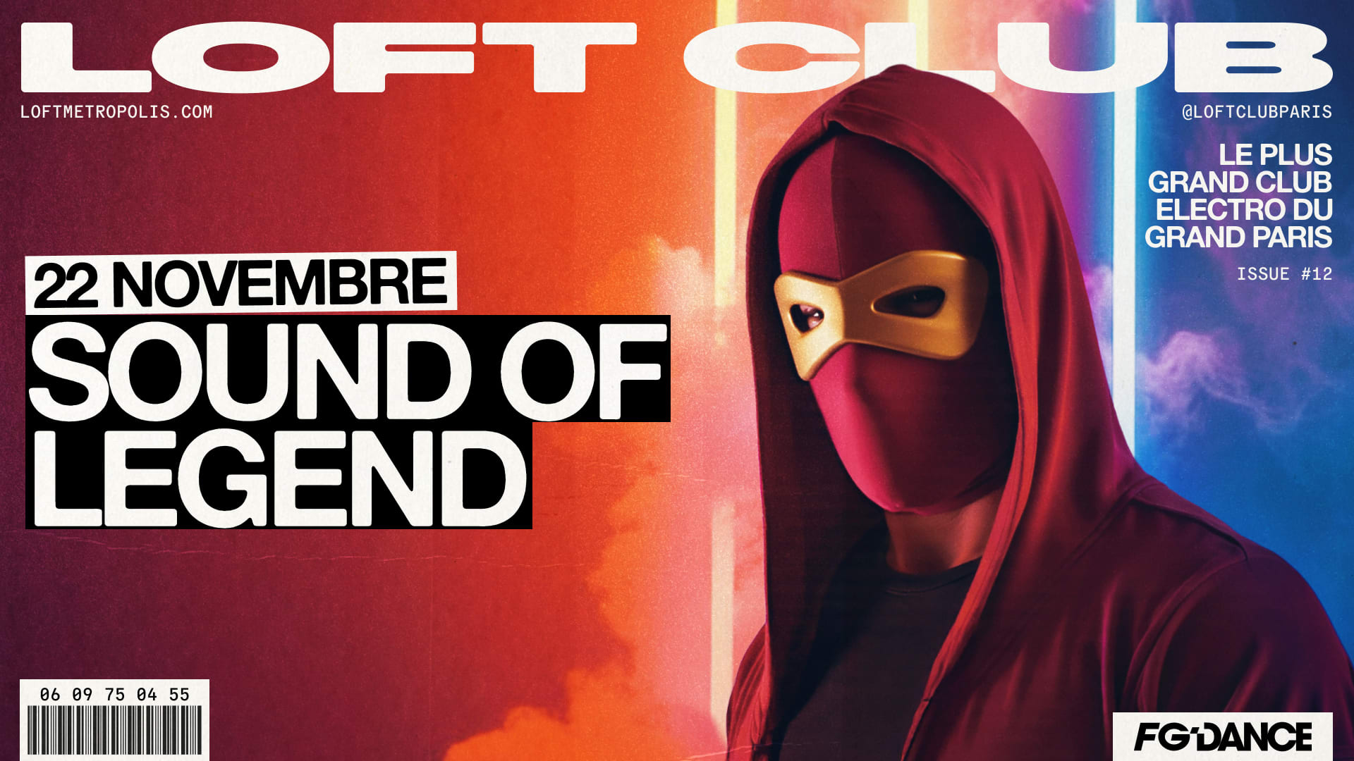 Loft Club Paris Sound Of Legend 22.11 Cover