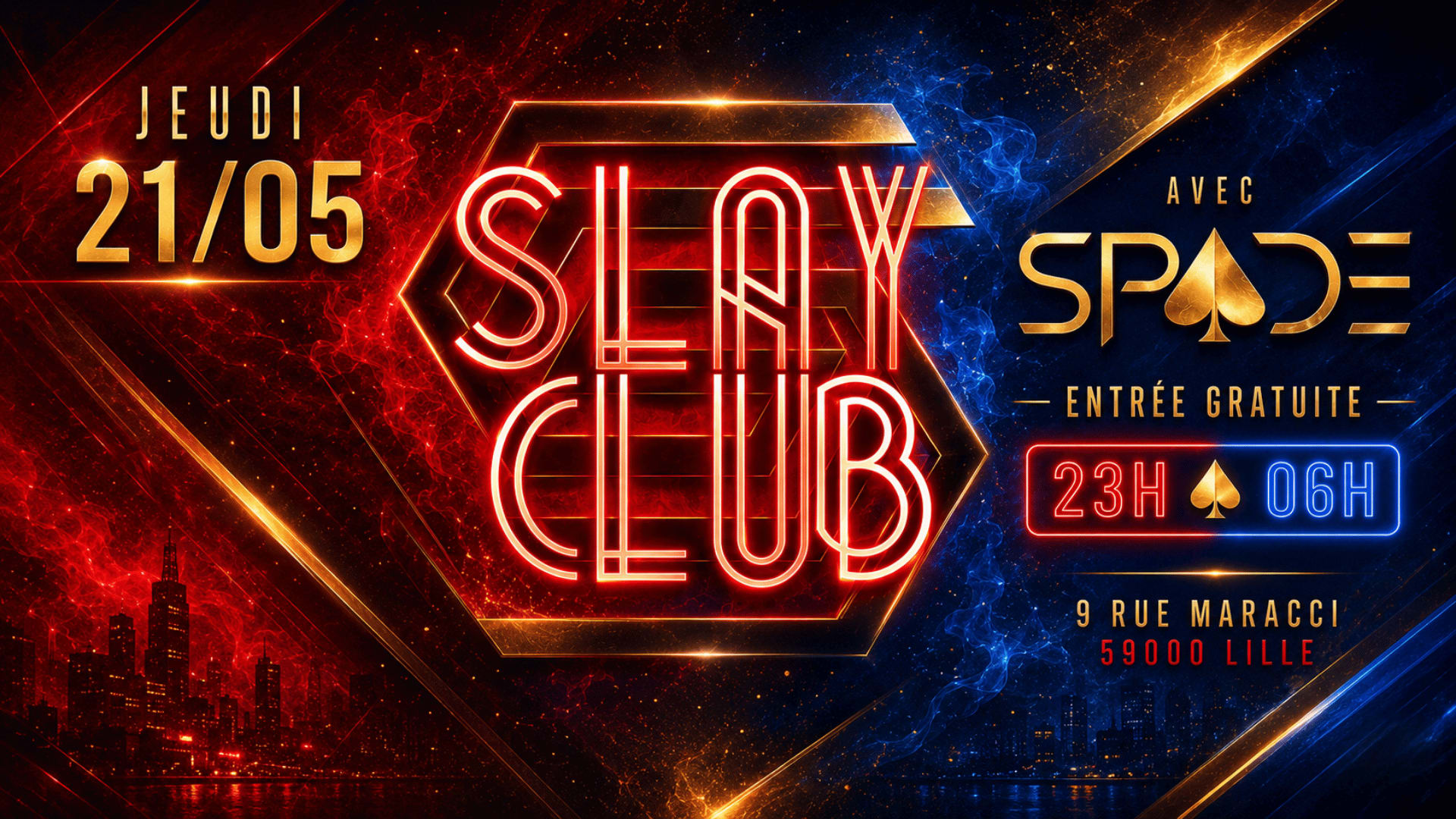 Slay Club : Dj Spade 21/05 Cover