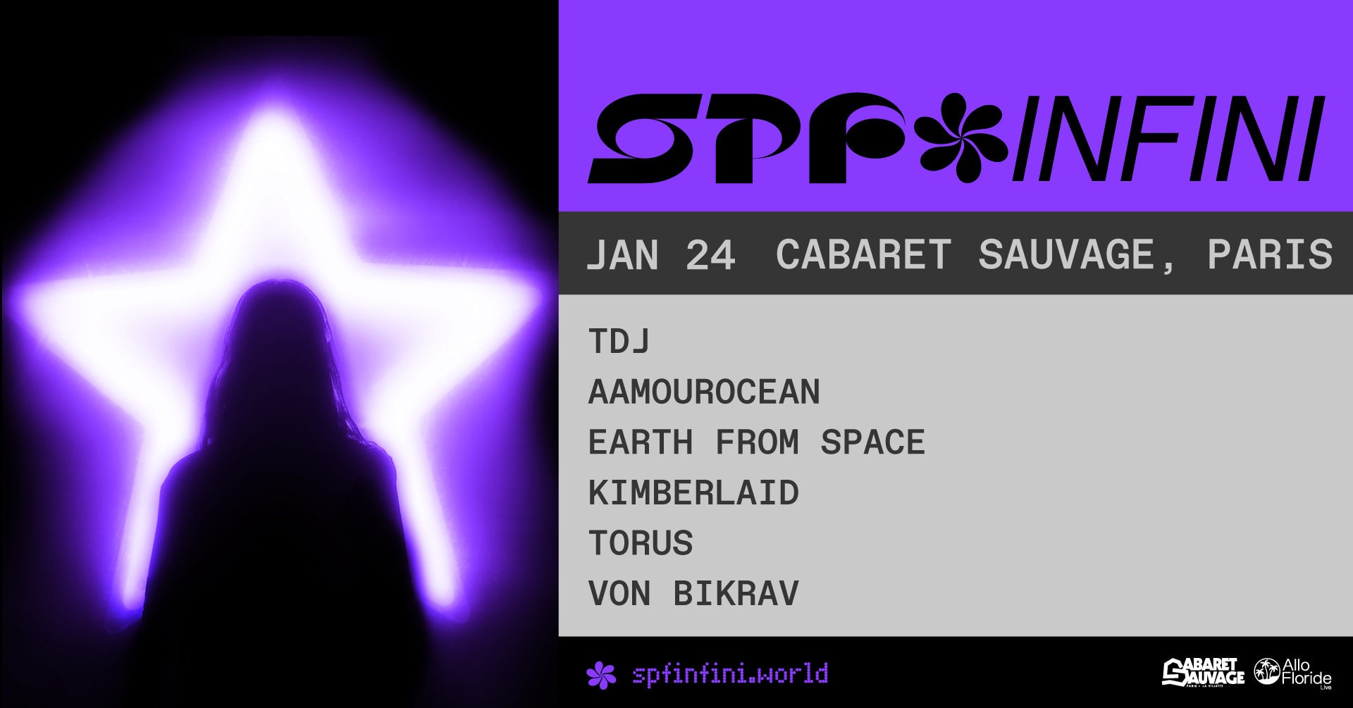 Tdj Présente : Spf Infini — Cabaret Sauvage Cover