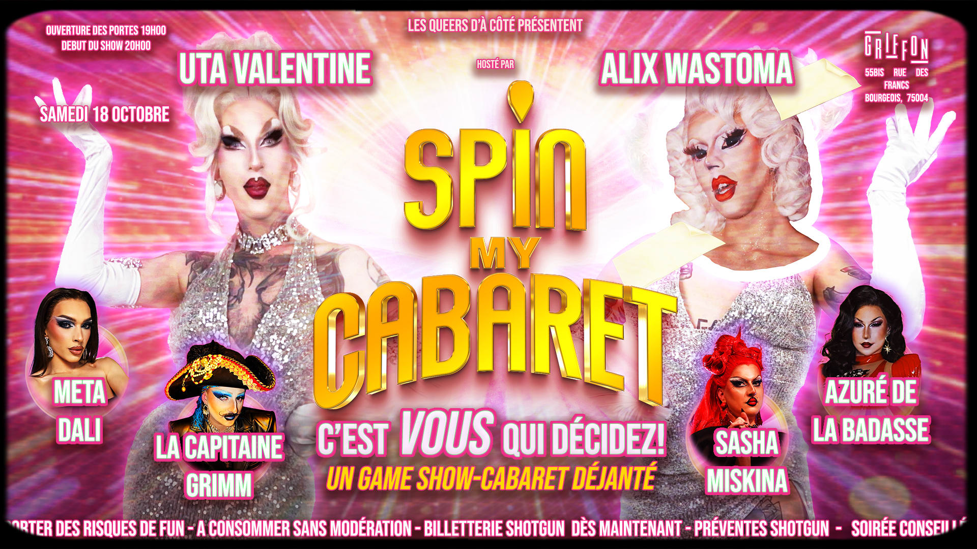 Spin My Cabaret Cover
