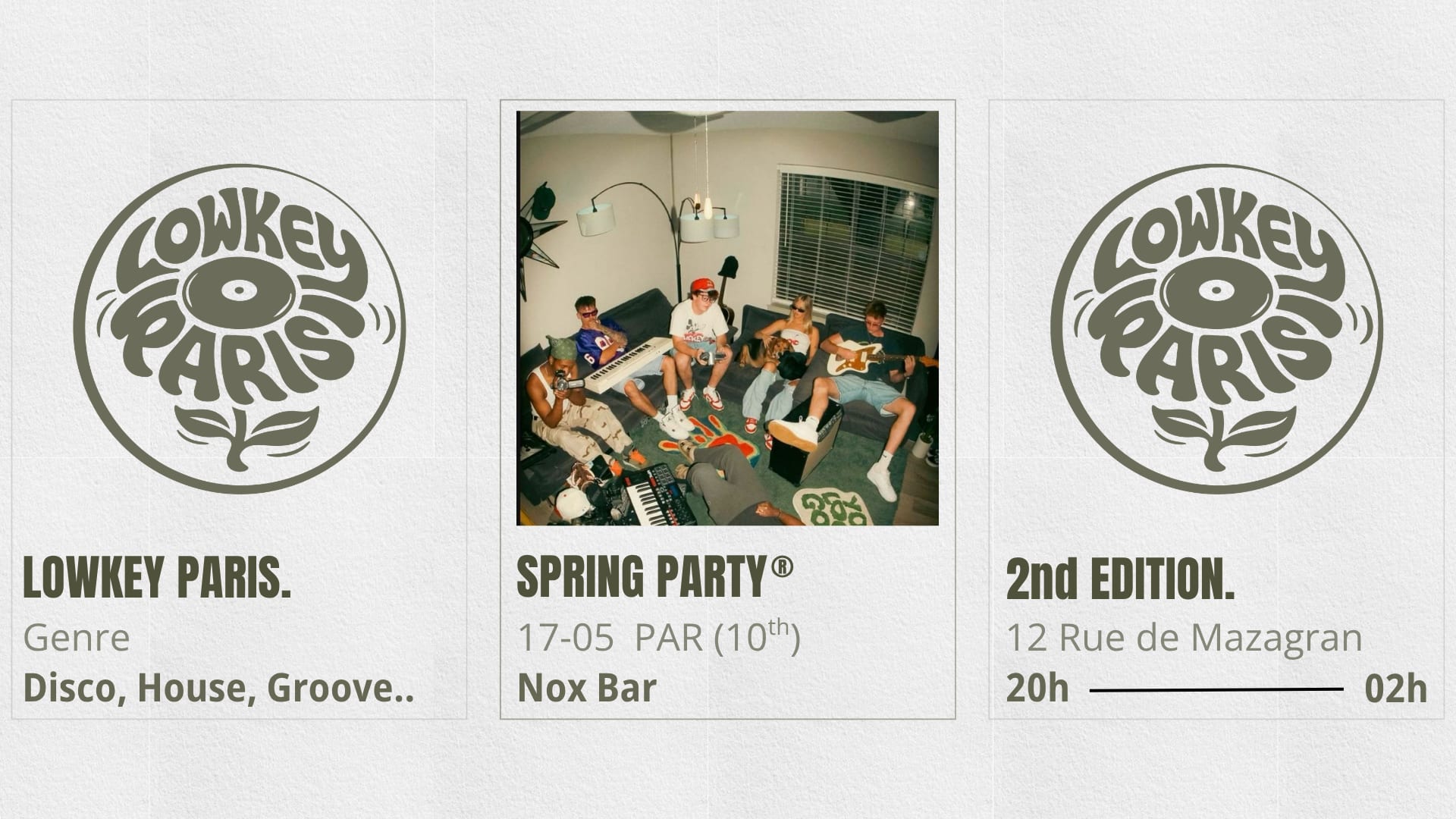 Lowkey Paris - Spring Party Cover