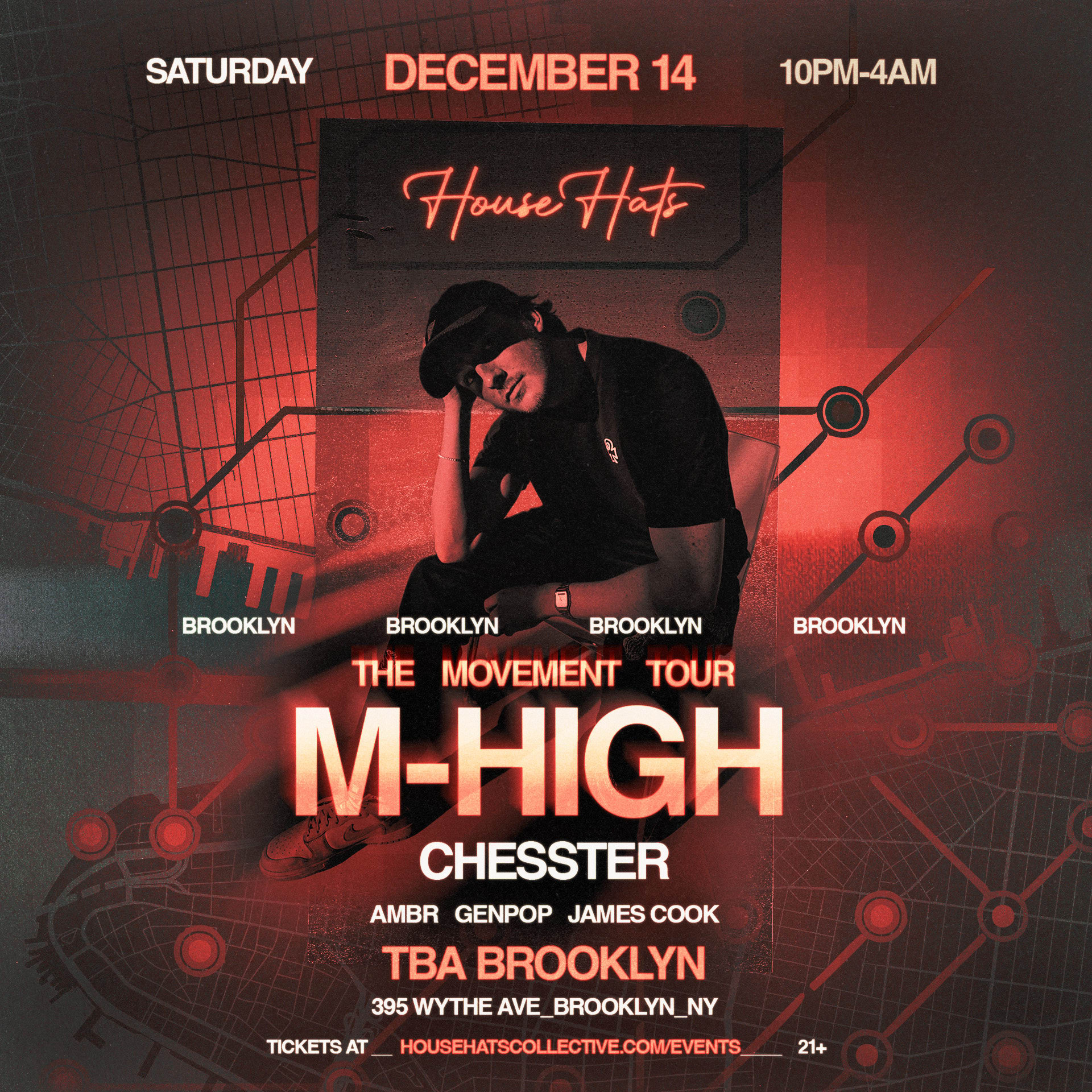 House Hats: M-High (The Movement Tour) Cover