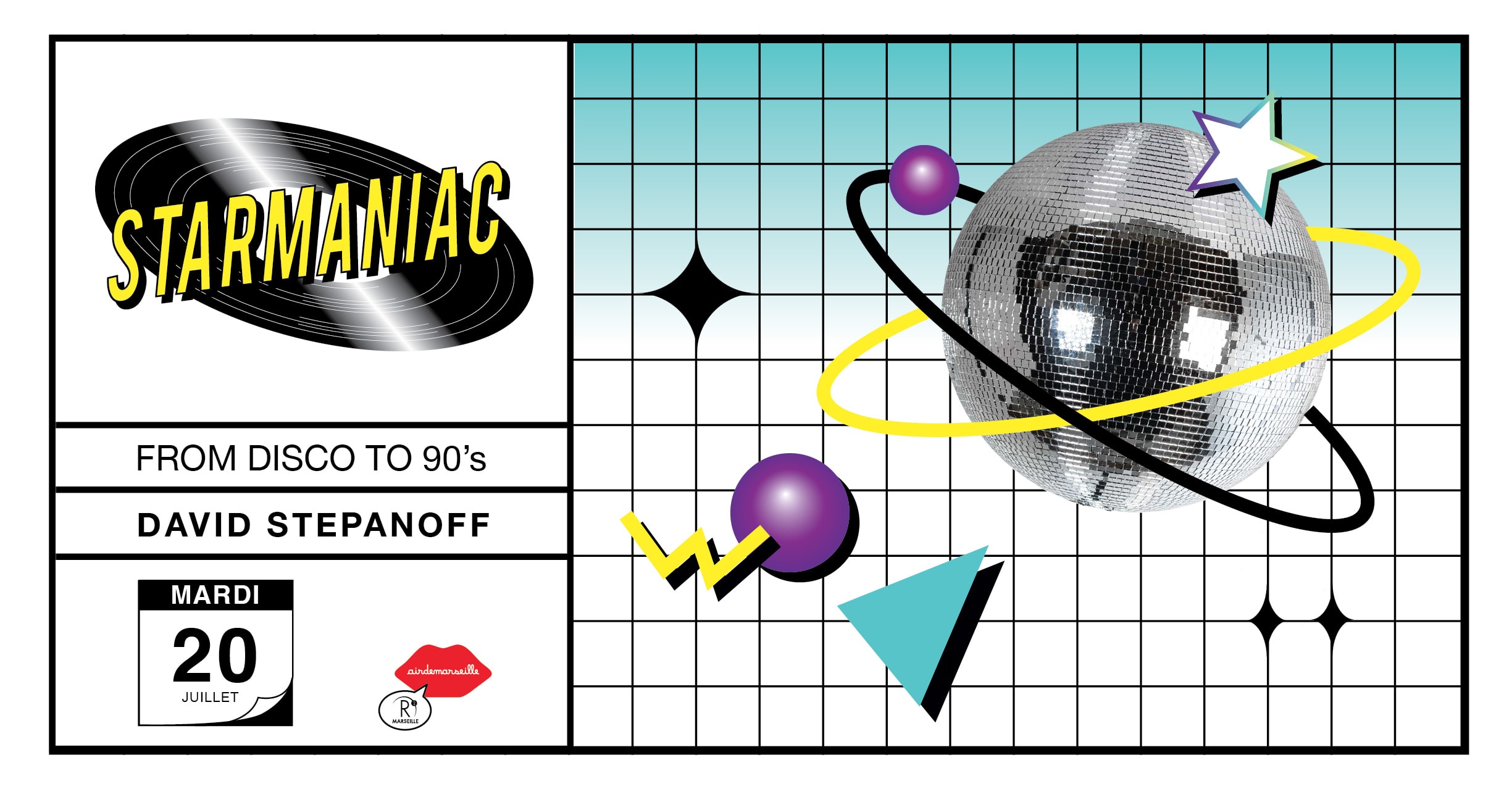 R2 Rooftop - Starmaniac 80-90's - Seb Mantis Via Notte  Cover