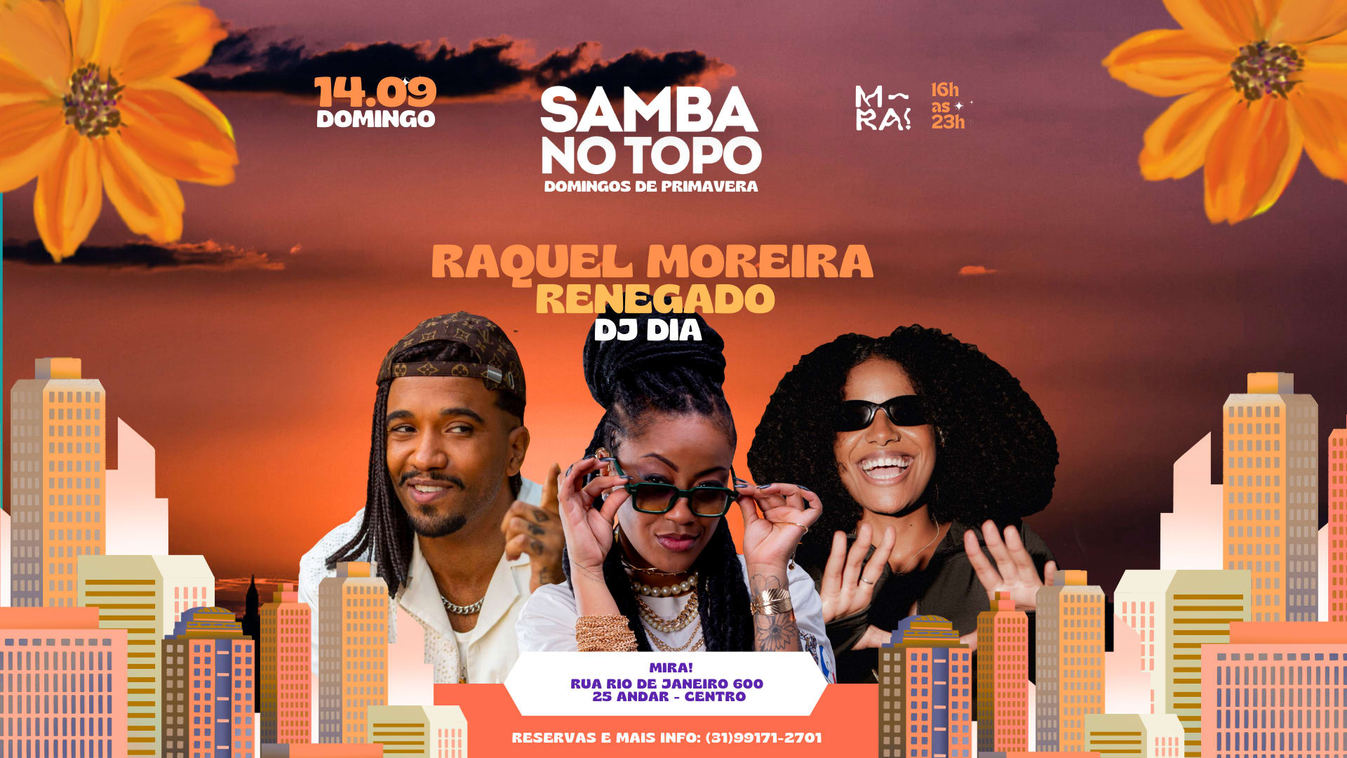 Samba No Topo - Raquel Moreira + Renegado + Dj Dia Cover