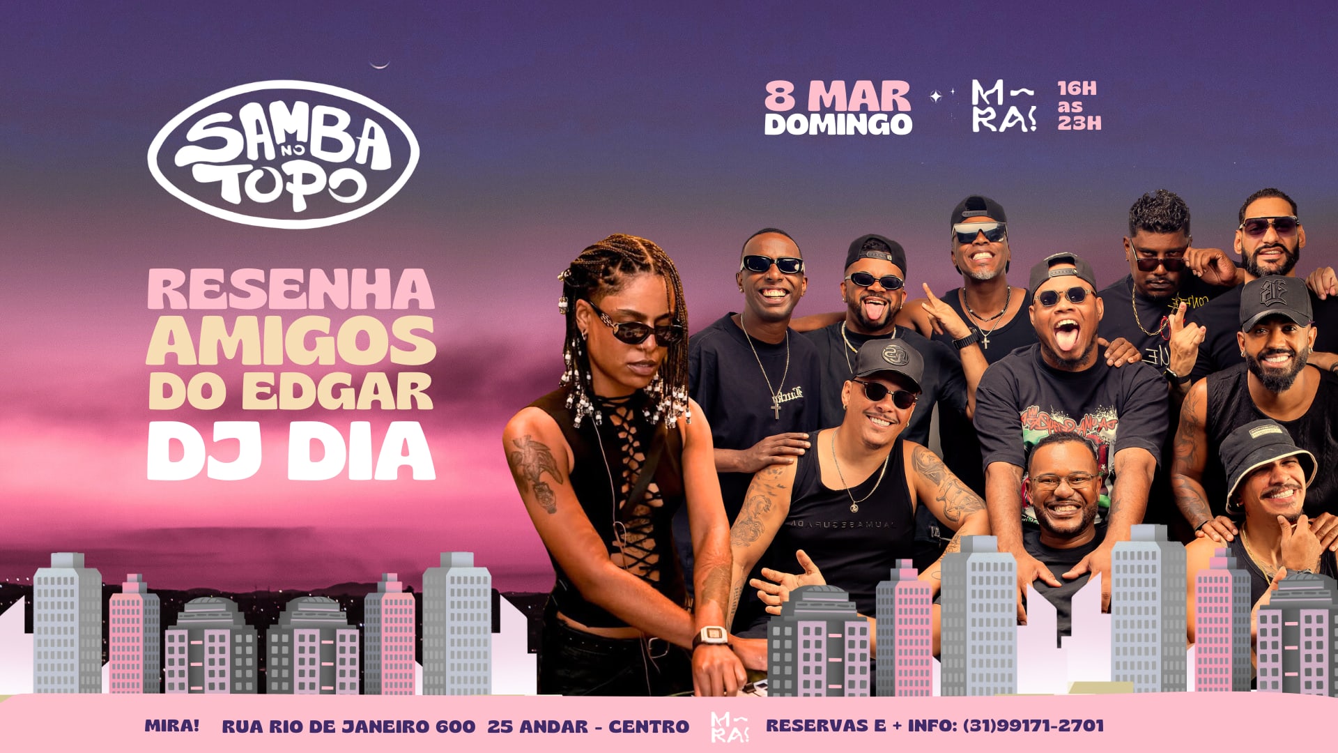 Samba No Topo - Resenha Amigos Do Edgar & Dj Dia Cover