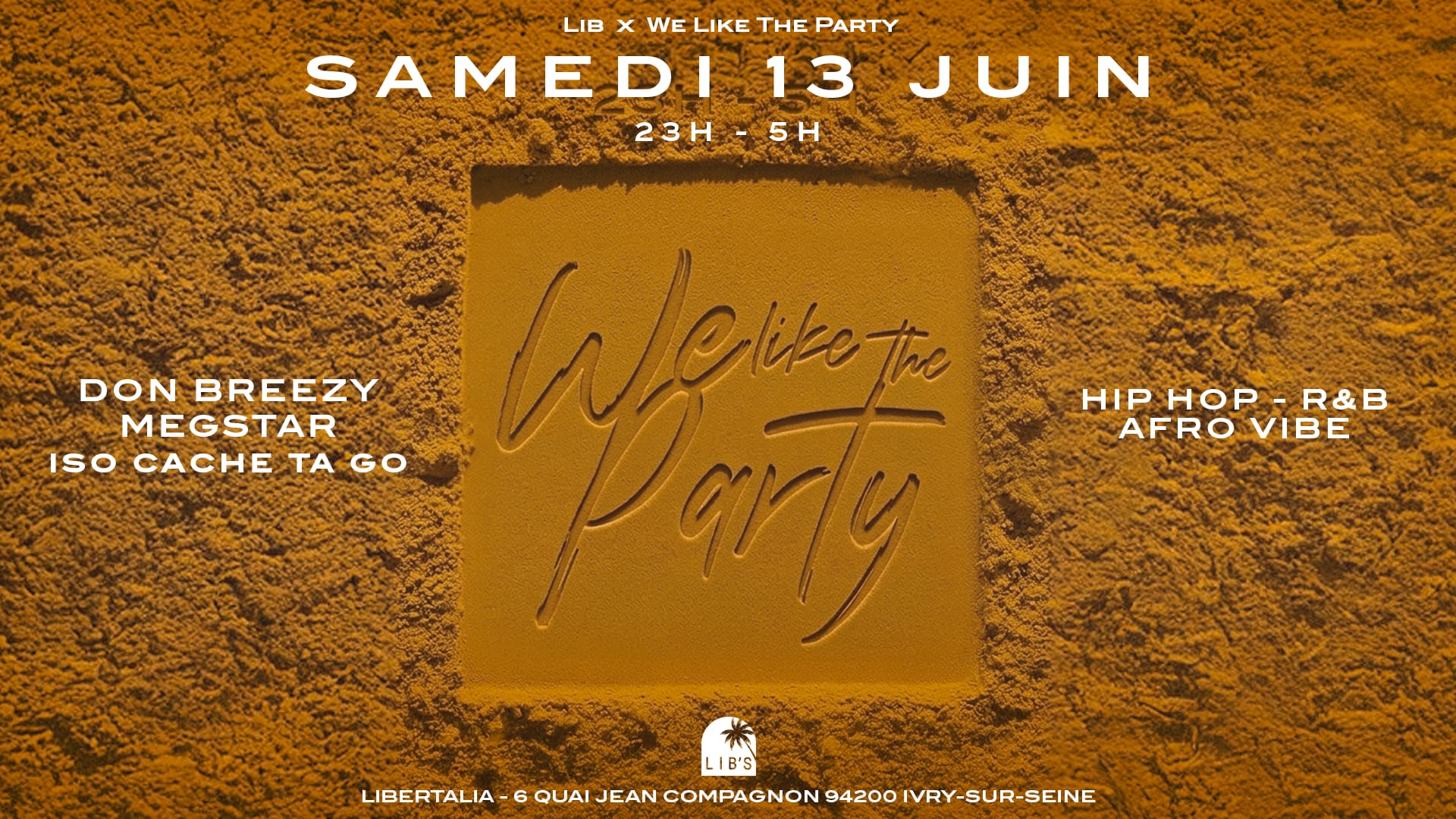 We Like The Party • Samedi 13 Juin Cover
