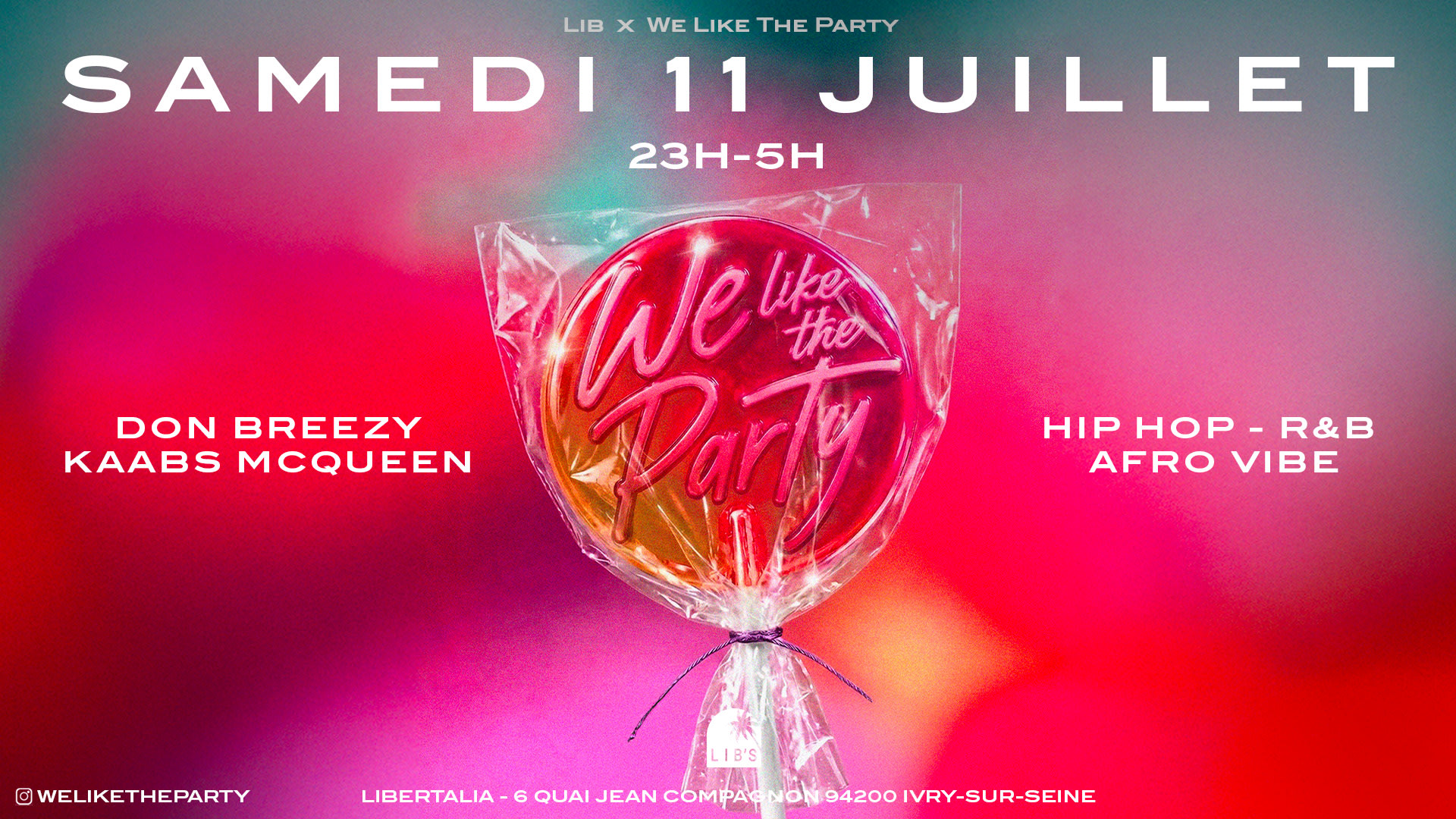 We Like The Party • Samedi 11 Juillet Cover