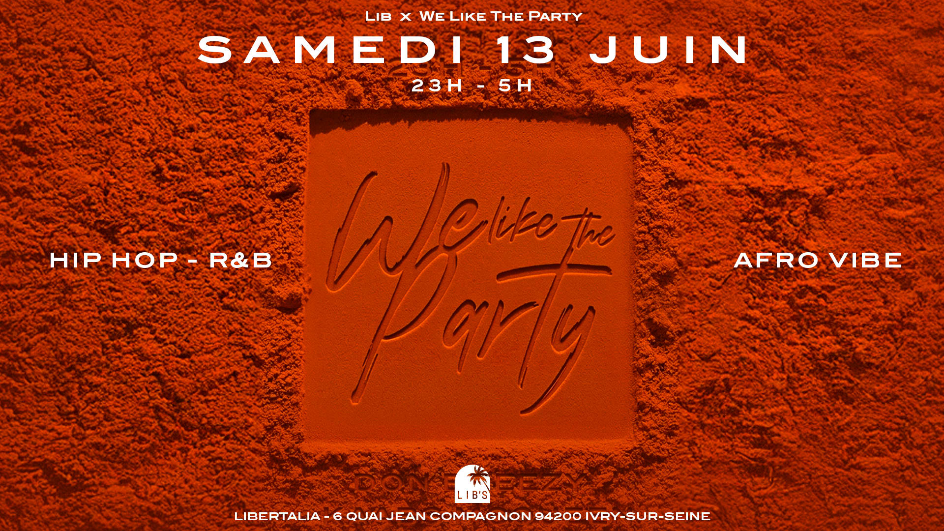 We Like The Party • Samedi 13 Juin Cover