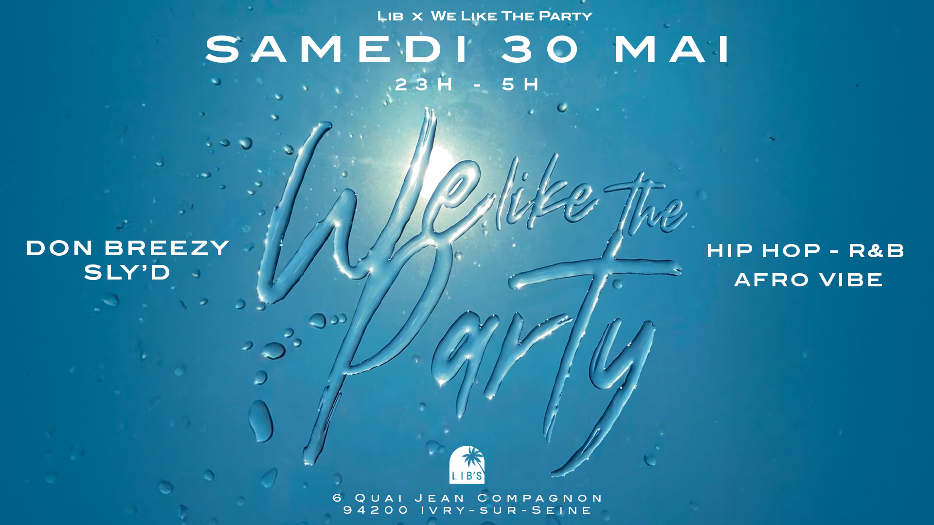 We Like The Party • Samedi 30 Mai Cover
