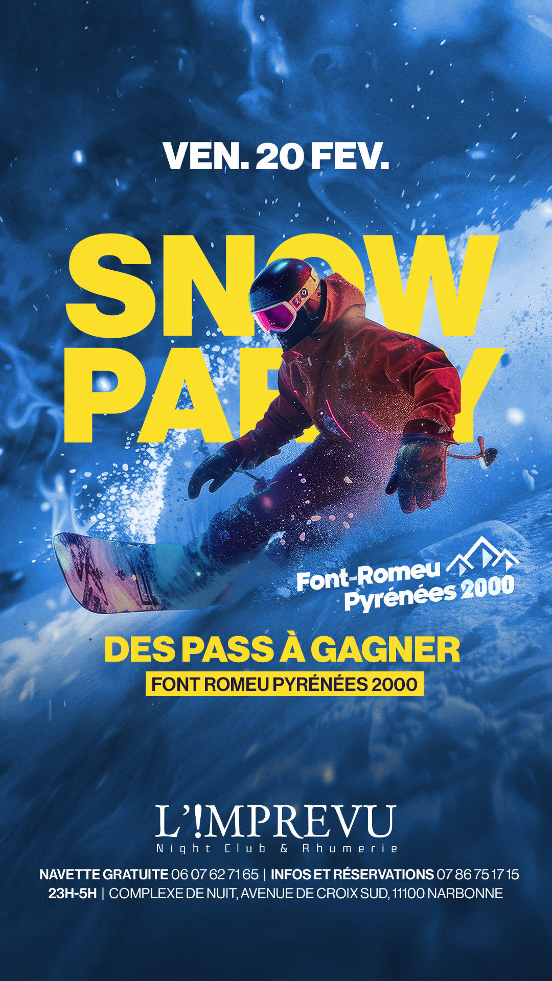 Snow Party / Forfait De Ski À Gagner Cover