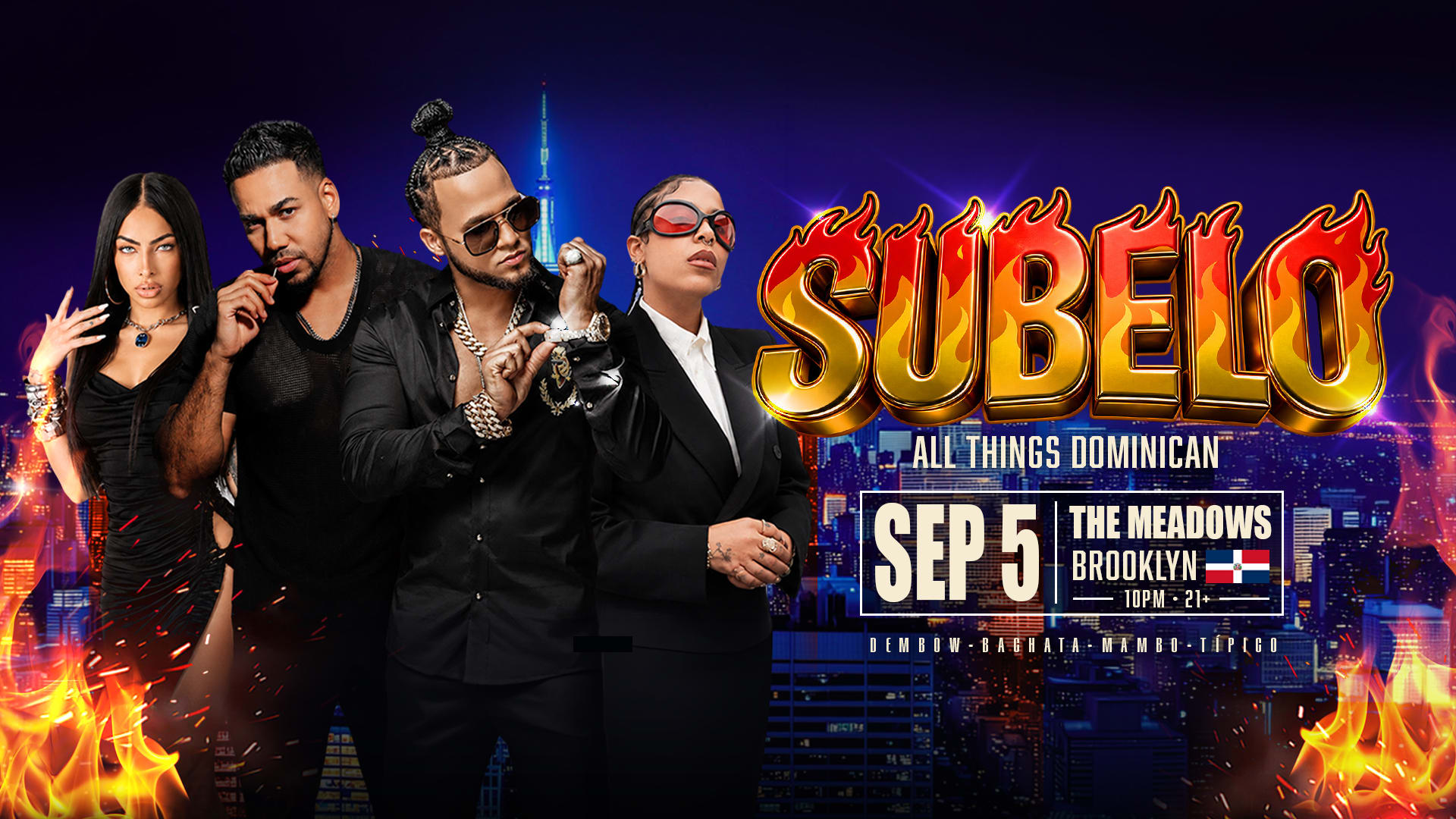 Subelo - Dembow • Bachata • Mambo • Tipico (21+) Cover