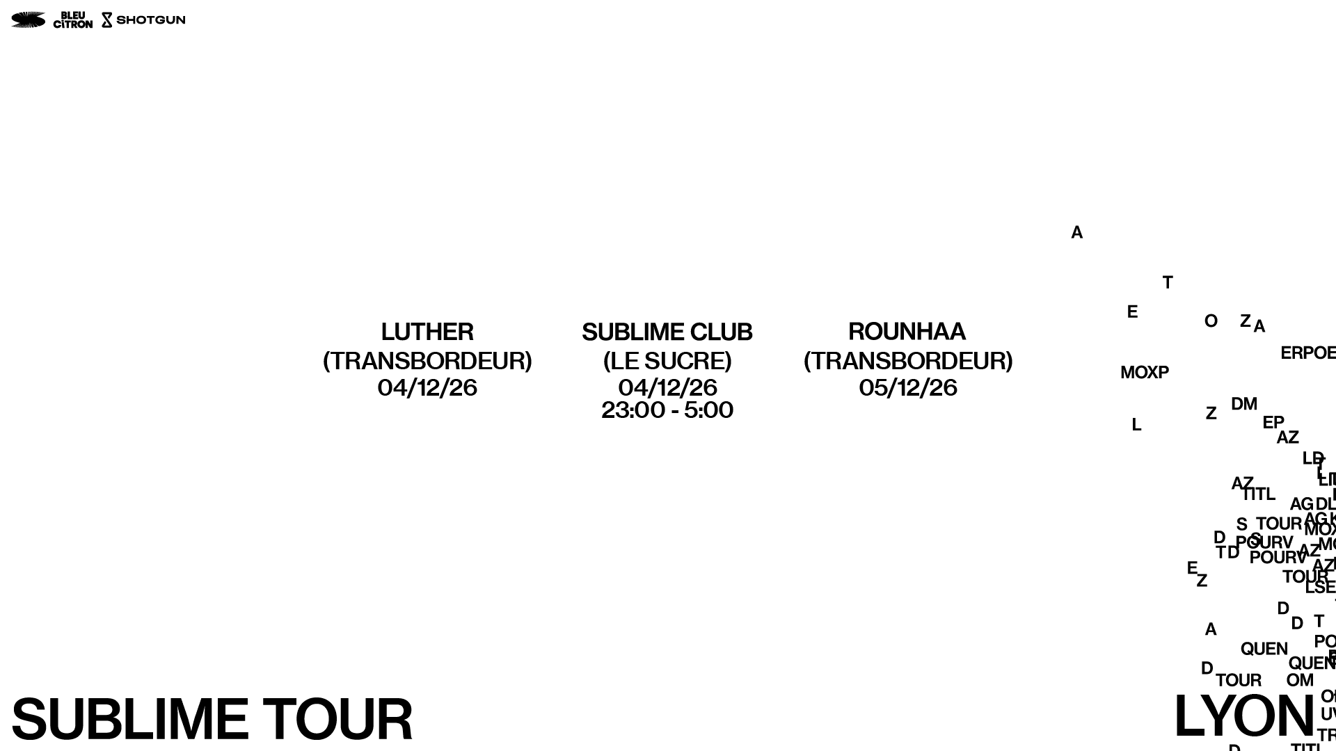 Pack Duo : Luther + Rounhaa - Lyon - Transbordeur Cover