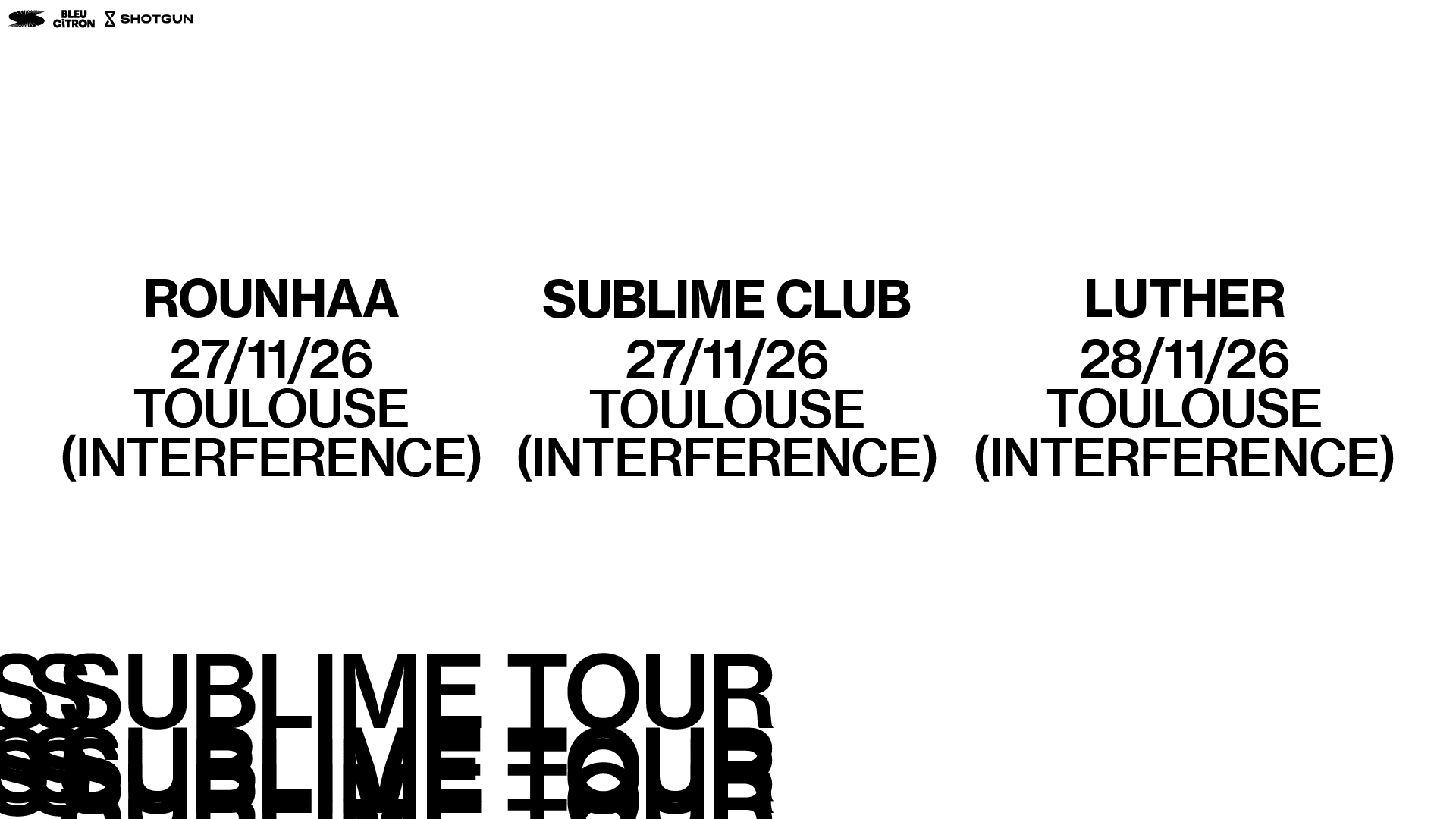 Pack Duo : Luther + Rounhaa - Toulouse - Interference Cover