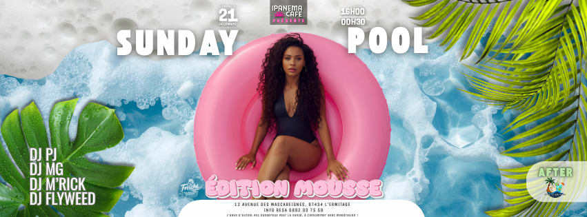Sunday Pool Édition Mousse Cover