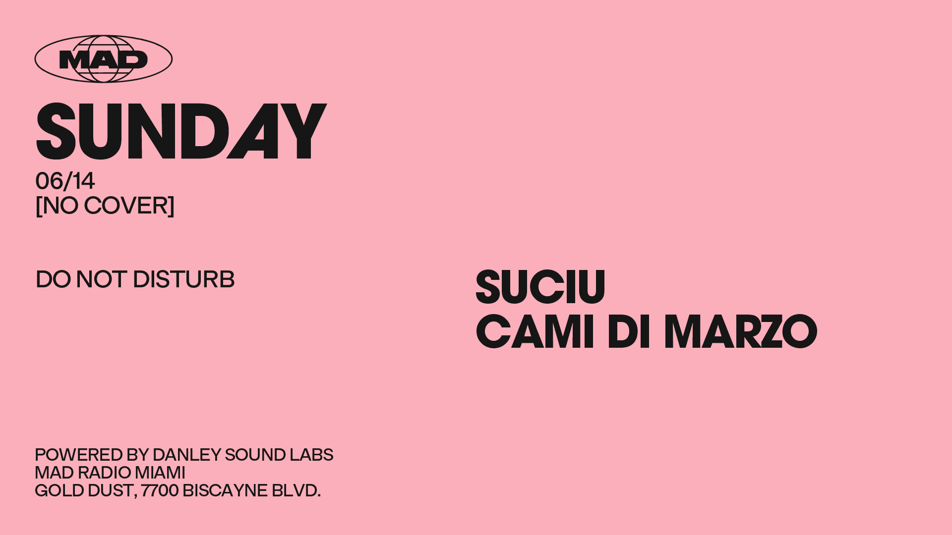 Do Not Disturb: Suciu / Cami DI Marzo Cover