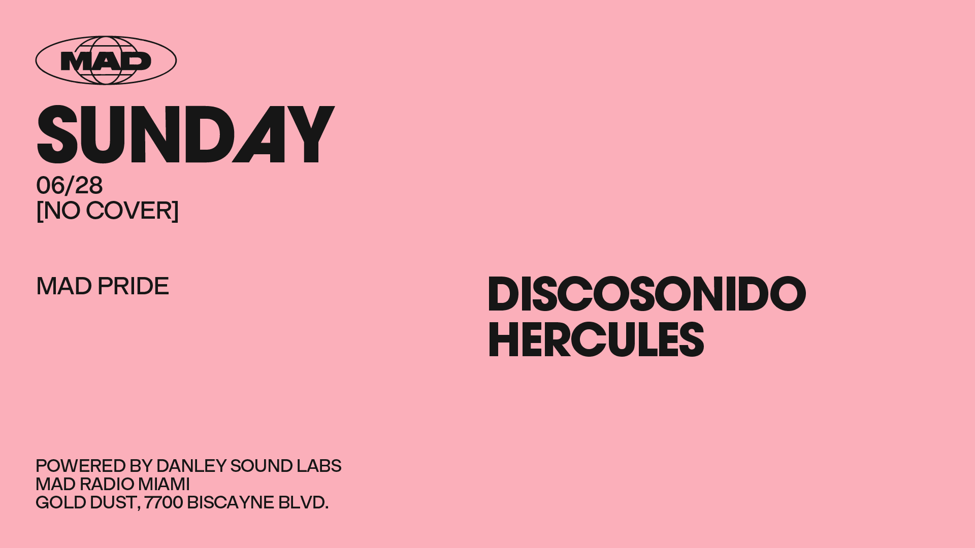 Mad Pride: Discosonido / Hercules Cover