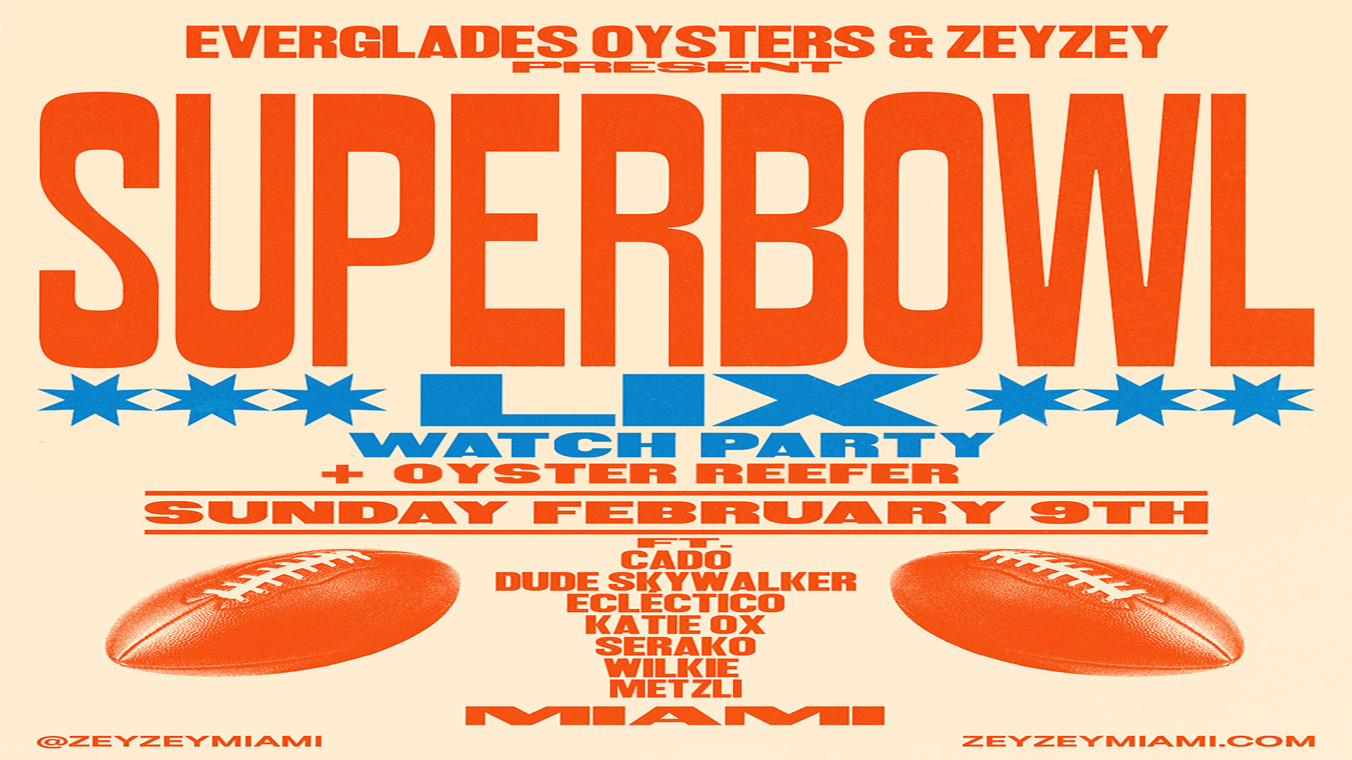 Super Bowl LIX Extravaganza + Oyster Reefer Cover