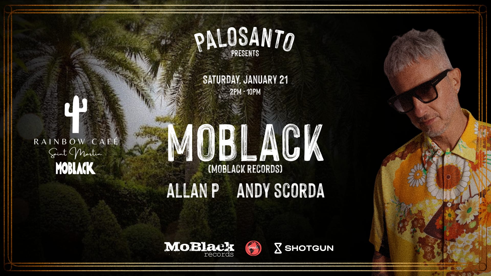 Palosanto Presents Moblack At Rainbow Café (Sxm) Cover