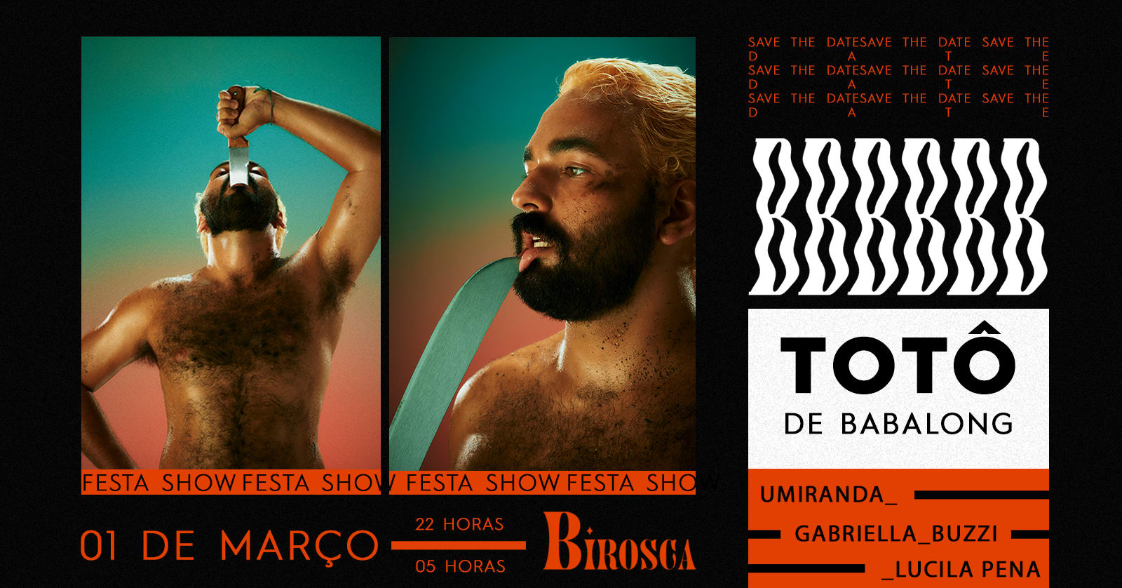 01/03: Totô De Babalong: Festa Show Cover