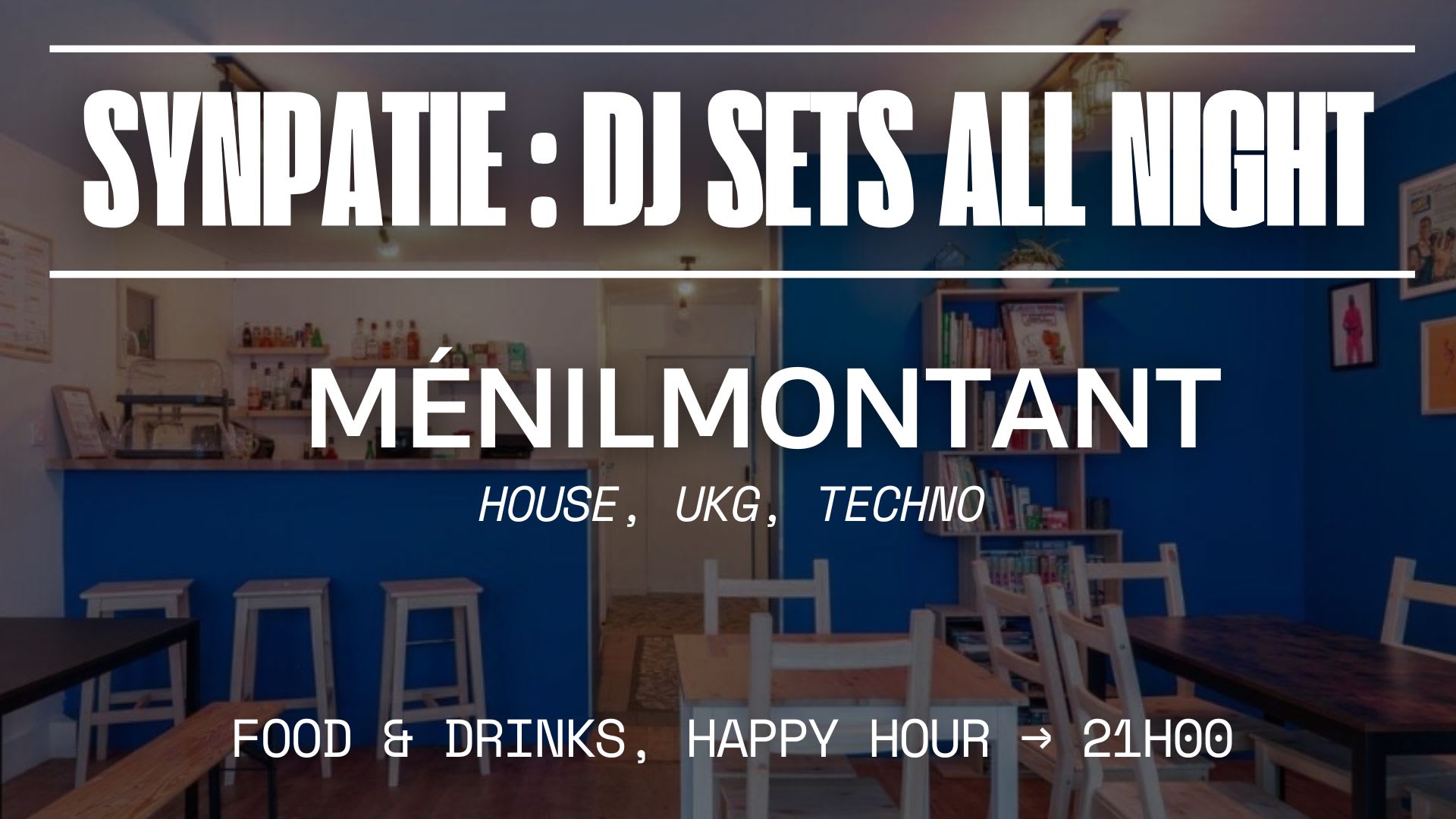 Synpatie Night : Dj Sets, Food & Drinks Cover