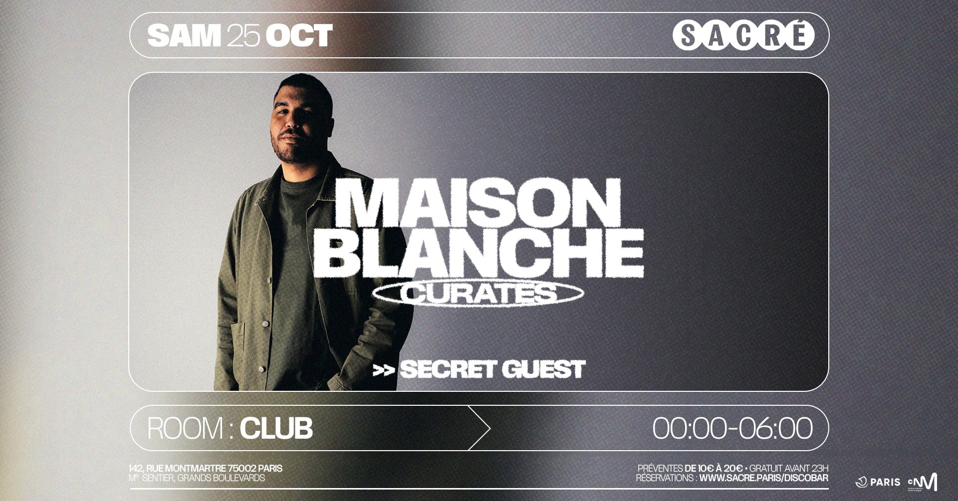 Sacré Présente : Carte Blanche Maison Blanche Cover